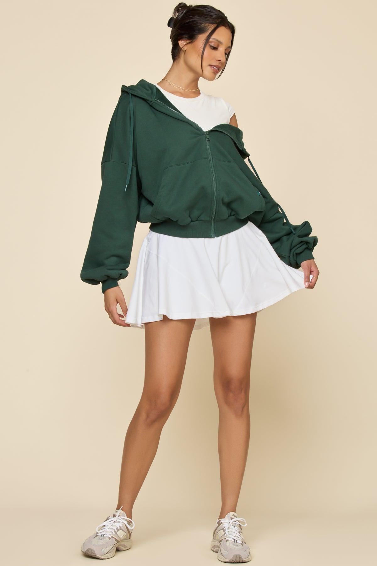 Zip Cloud Hoodie - Heather Grey Product Image