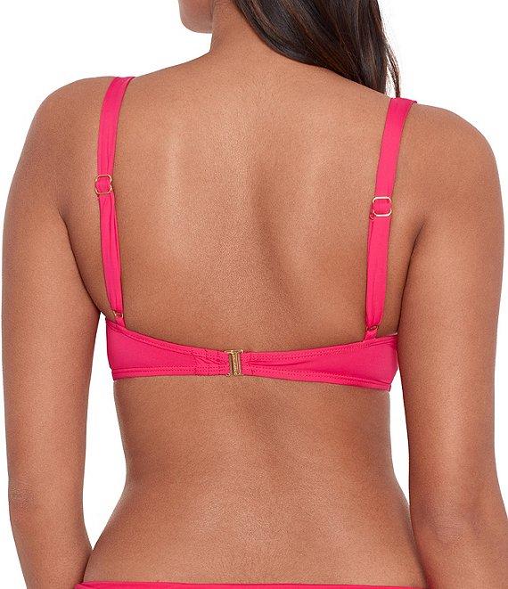 Lauren Ralph Lauren Beach Club Solids Shirred Band Hipster Swimsuit Bottom Product Image