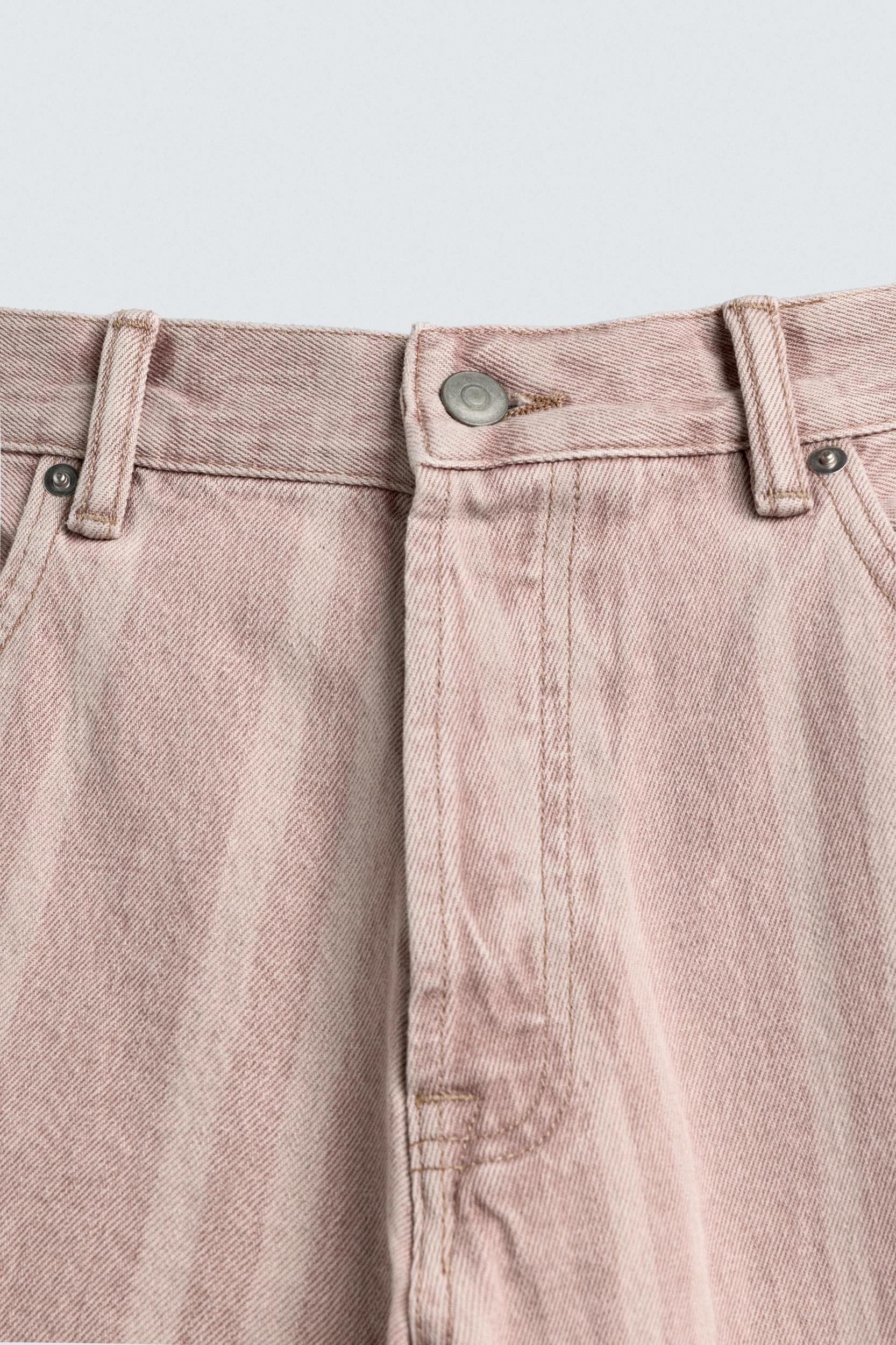 STRIPED RELAXED FIT JEANS Product Image