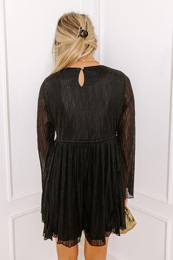 Midnight Muse Mesh Babydoll Romper Product Image