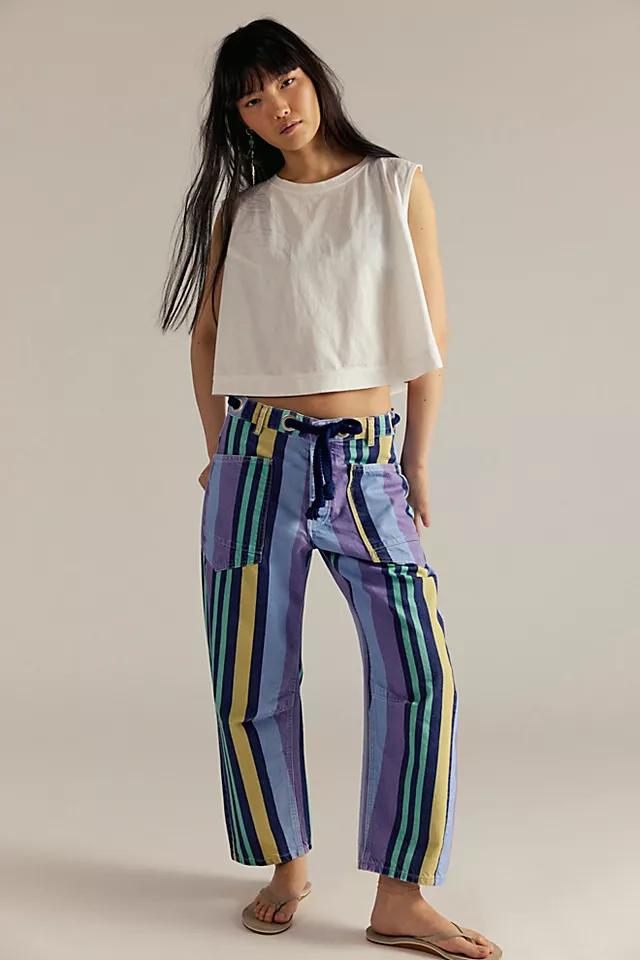 We The Free Moxie Printed Low-Slung Barrel Jeans Product Image