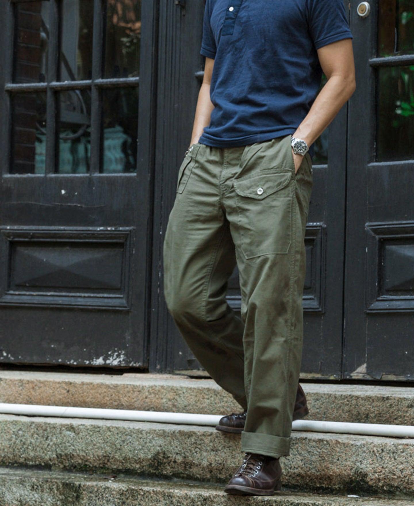 1943 British Army KD & JG Gurkha Bermuda Pants - Olive Product Image