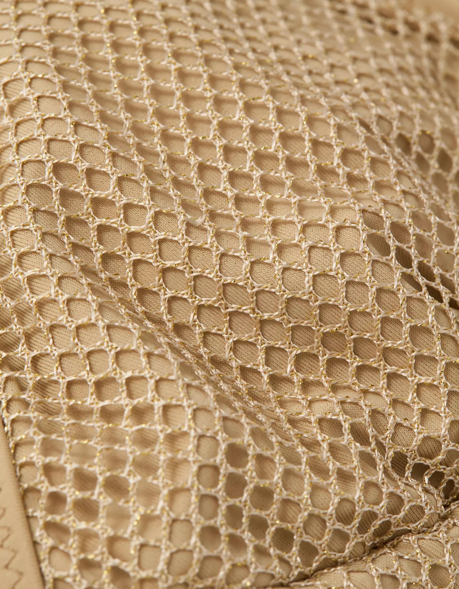 Aerie The Sun-Lover Metallic Bikini Top Product Image