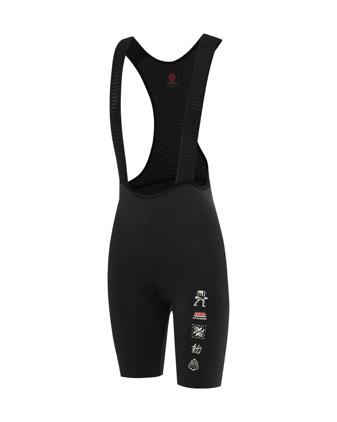 Deus Ex Attaquer Rose Wmns Bib Short - Black Product Image