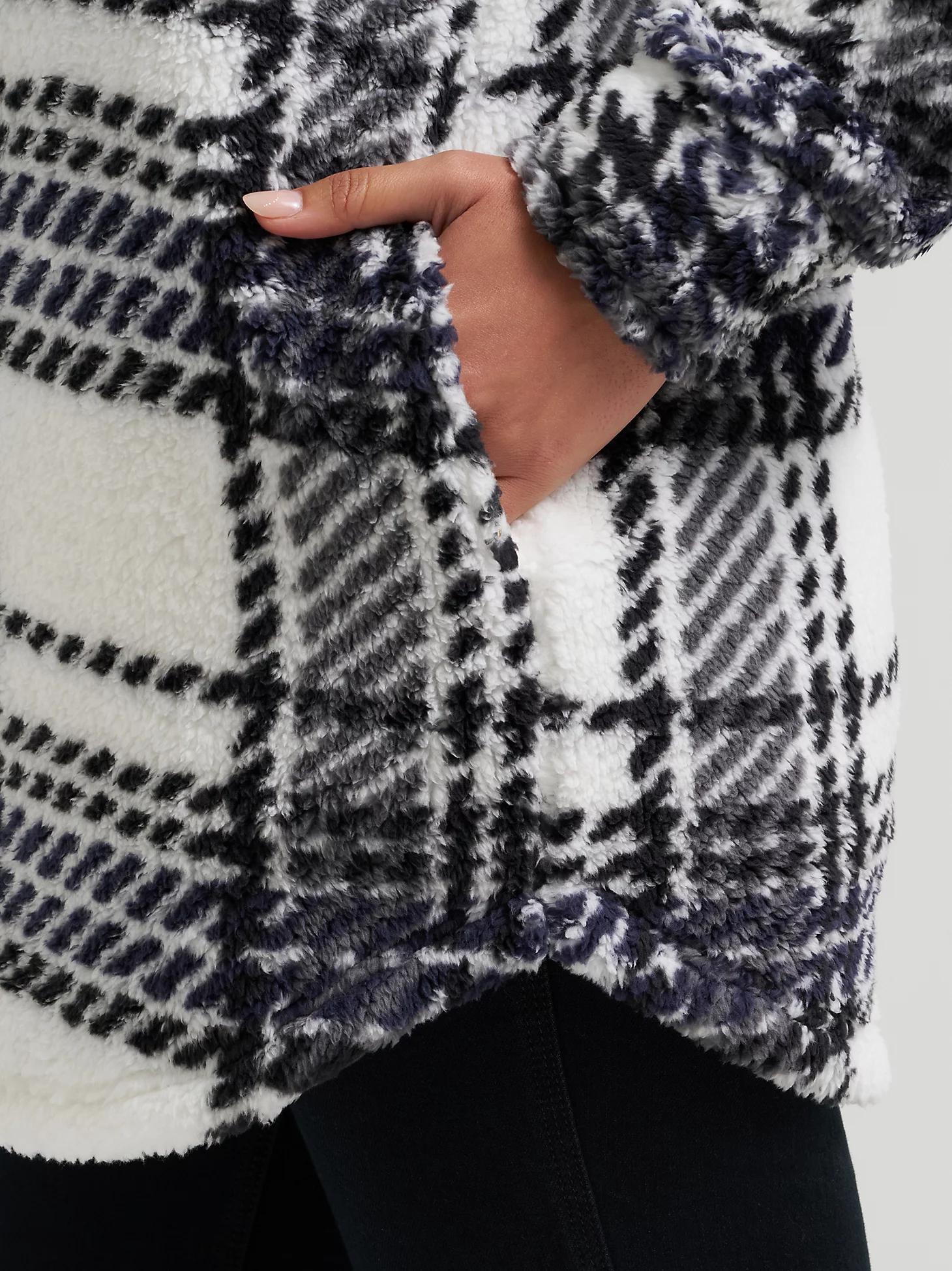 Women's Plaid Sherpa Shacket | Women's Tops & Tees | Lee® Product Image