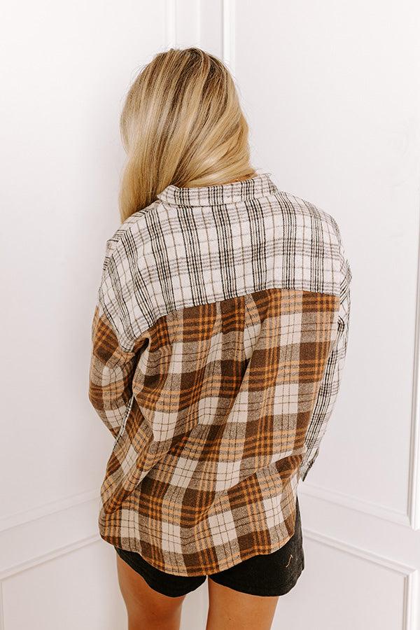 Seasonal Snuggles Flannel Top Product Image