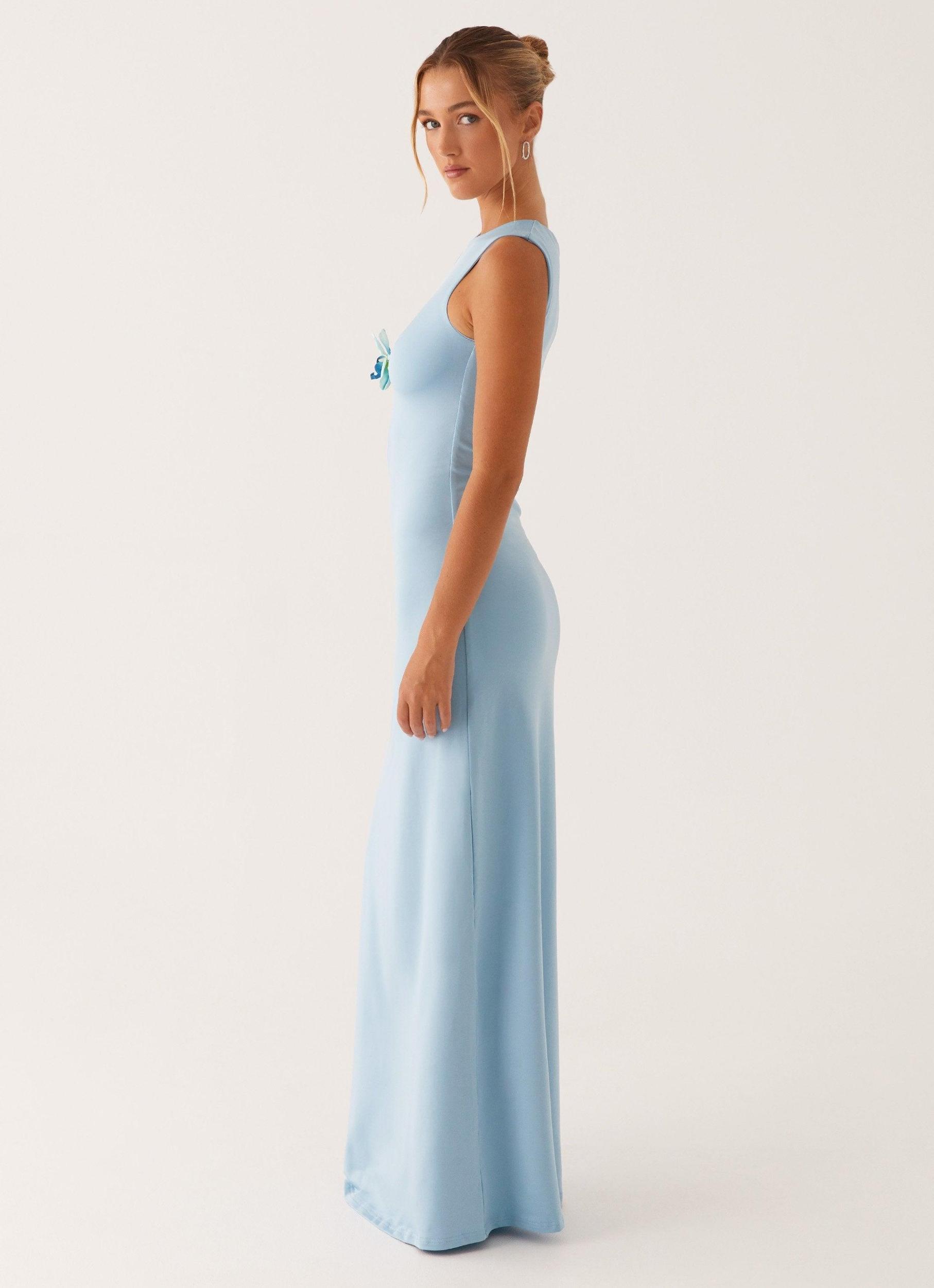 Mahalia Maxi Dress - Blue Product Image