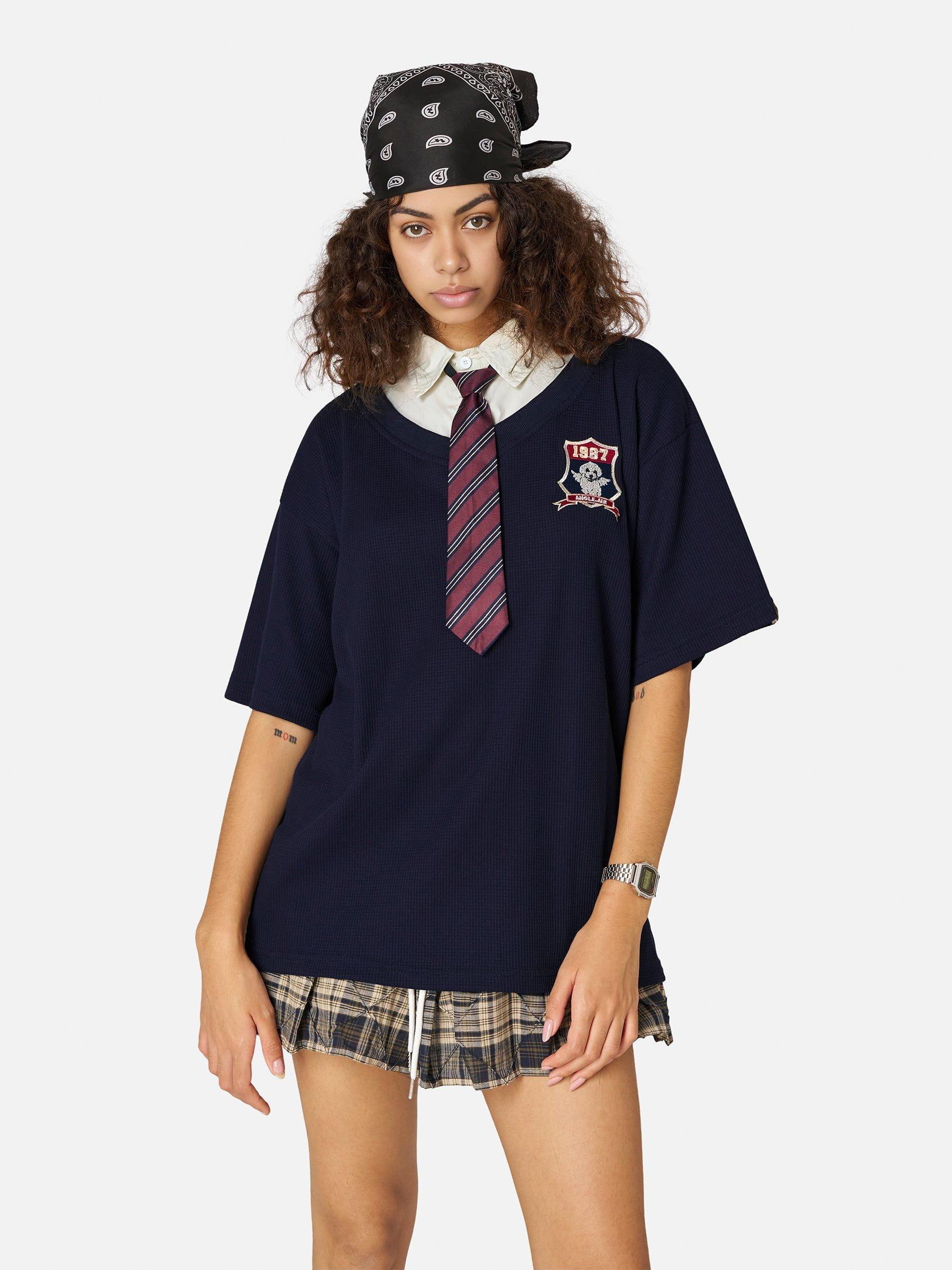 Aelfric Eden Layered Stripe Tie Tee Product Image