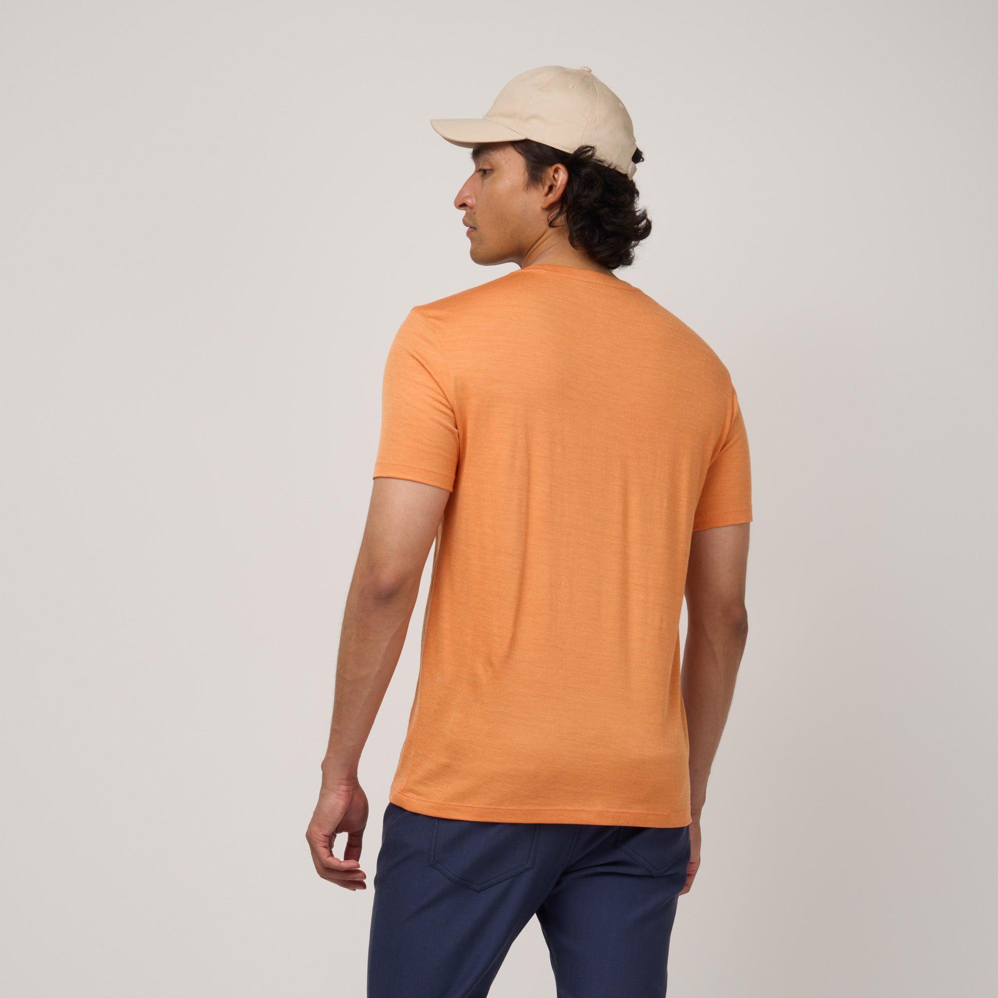 Merino Wool Crew Neck T-Shirt | Pacific Product Image