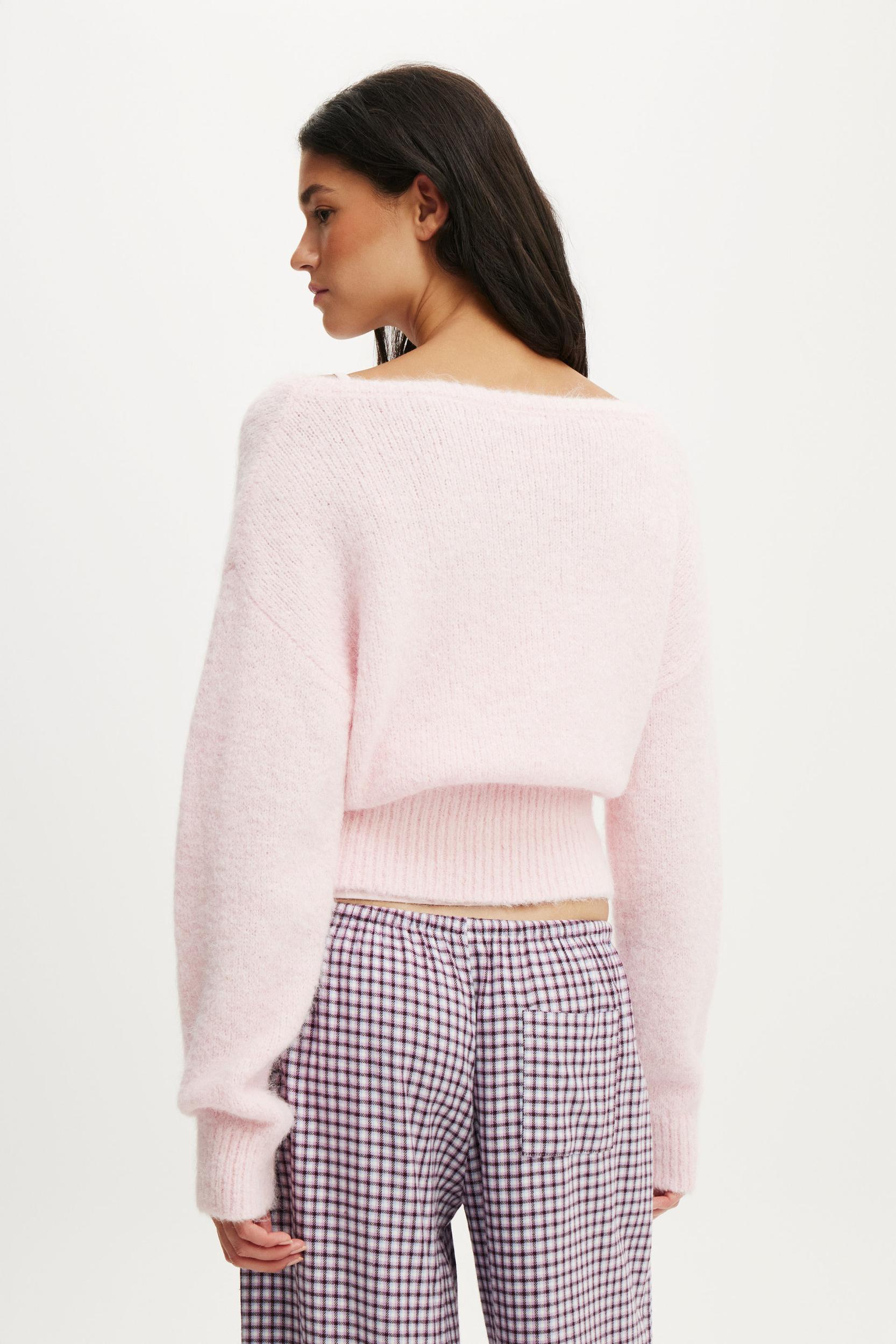 Fluffy Off The Shoulder Knit Product Image