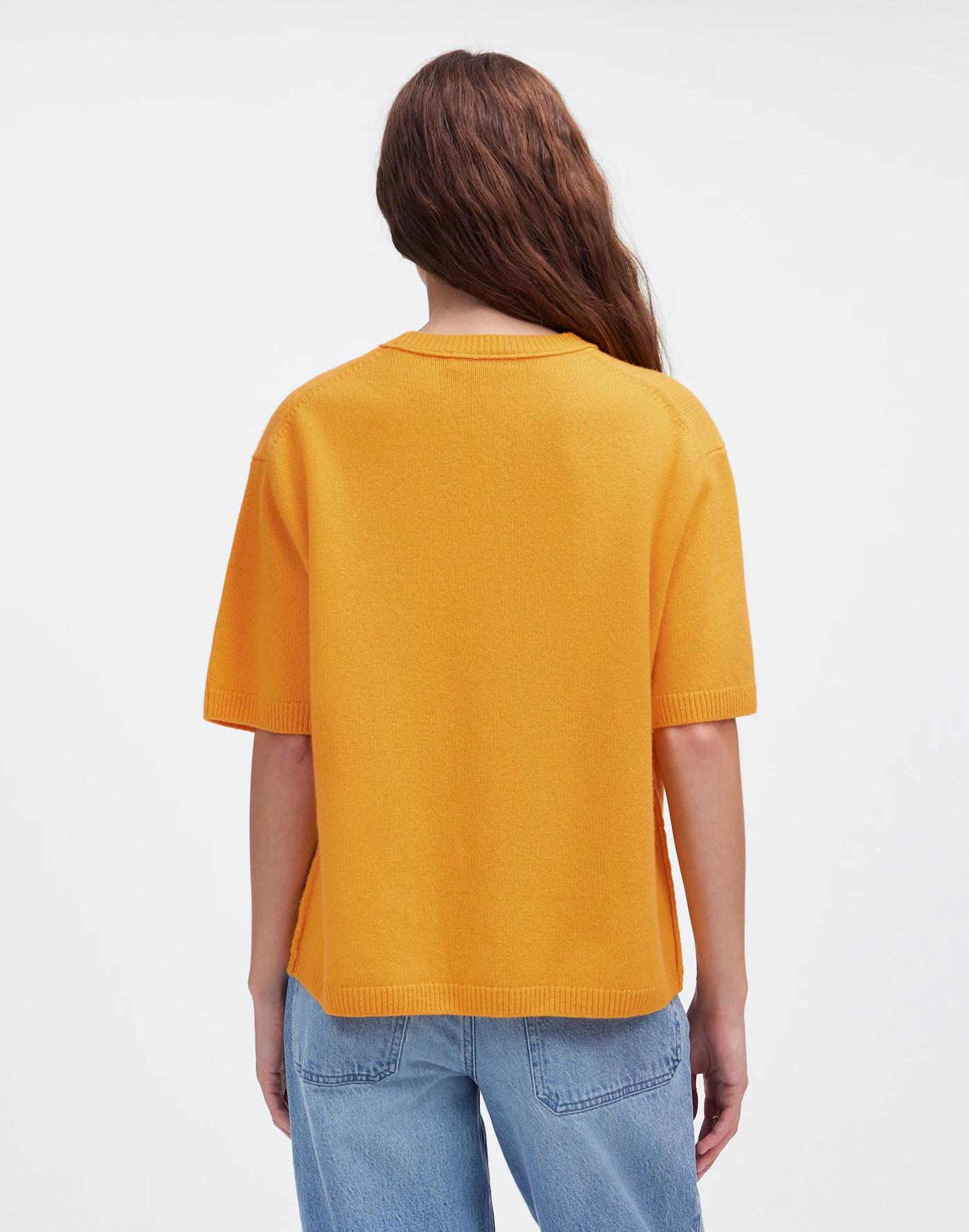 Relaxed Cashmere Sweater Tee Product Image