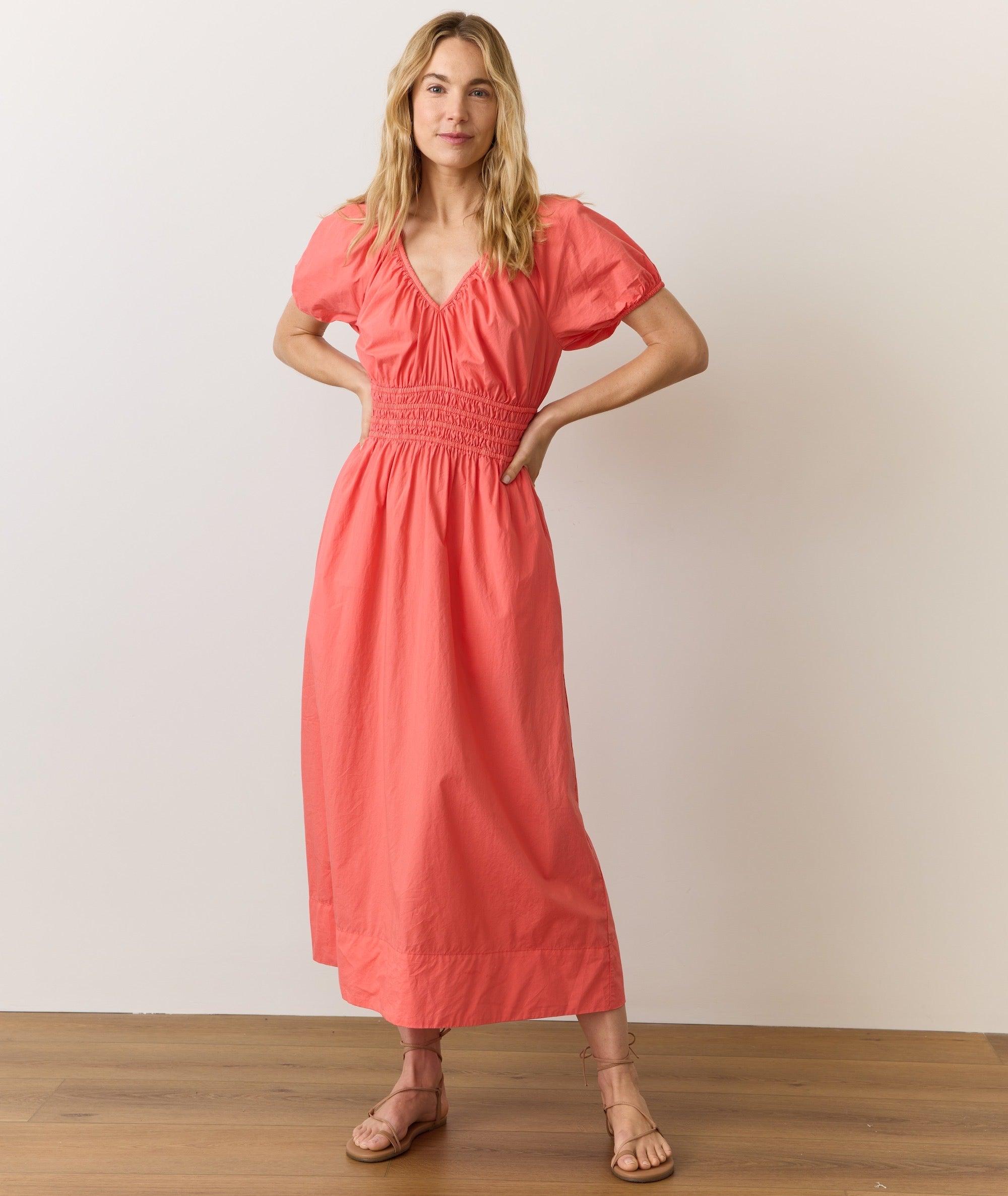 Emery Poplin Midi Dress Product Image