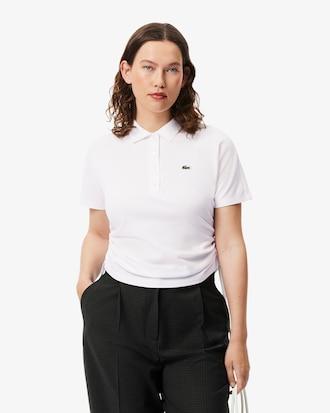 Slim Fit Adjustable Piqué Polo Shirt Product Image