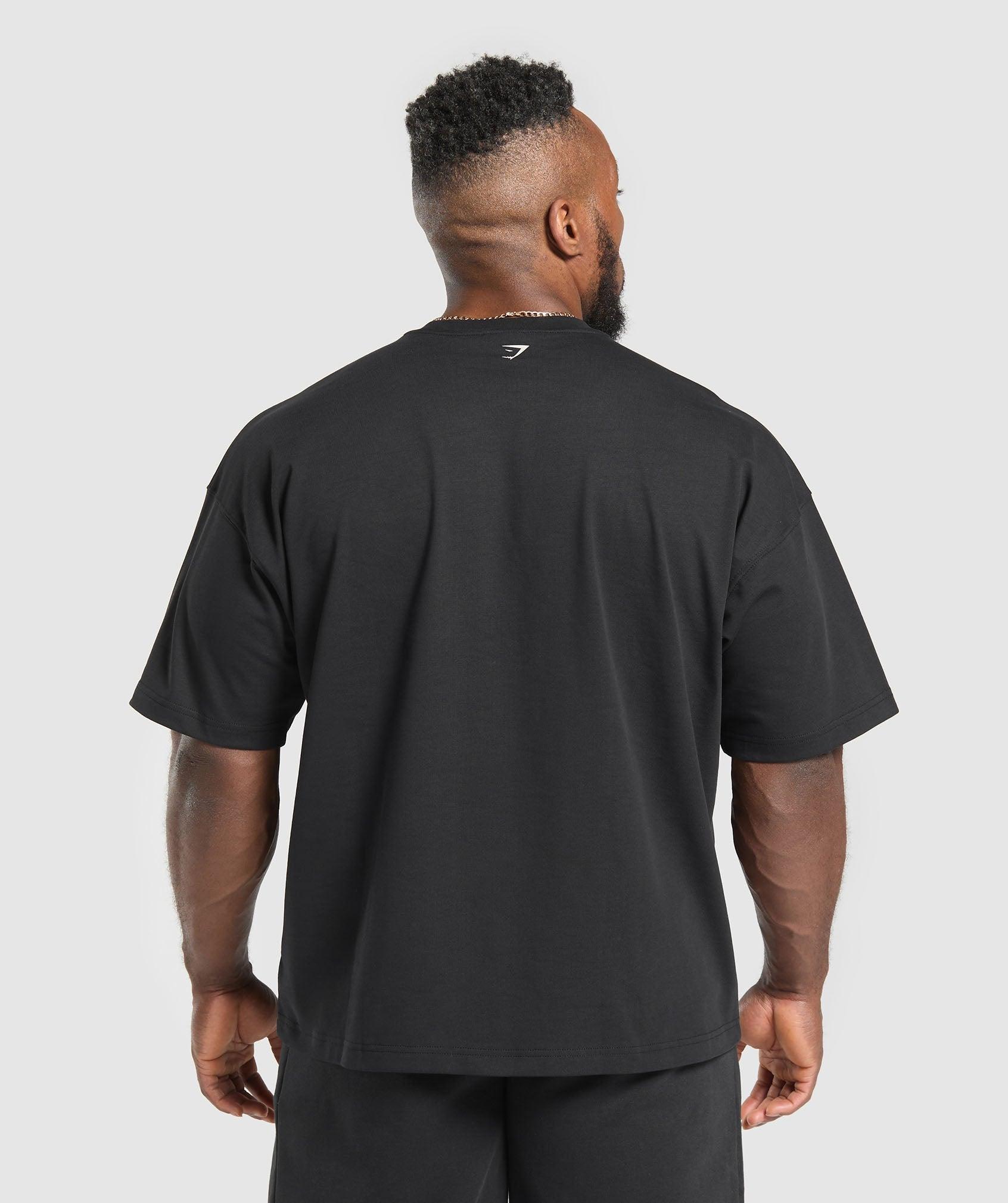 Gymshark Doberman Graphic T-Shirt - Black Male Product Image