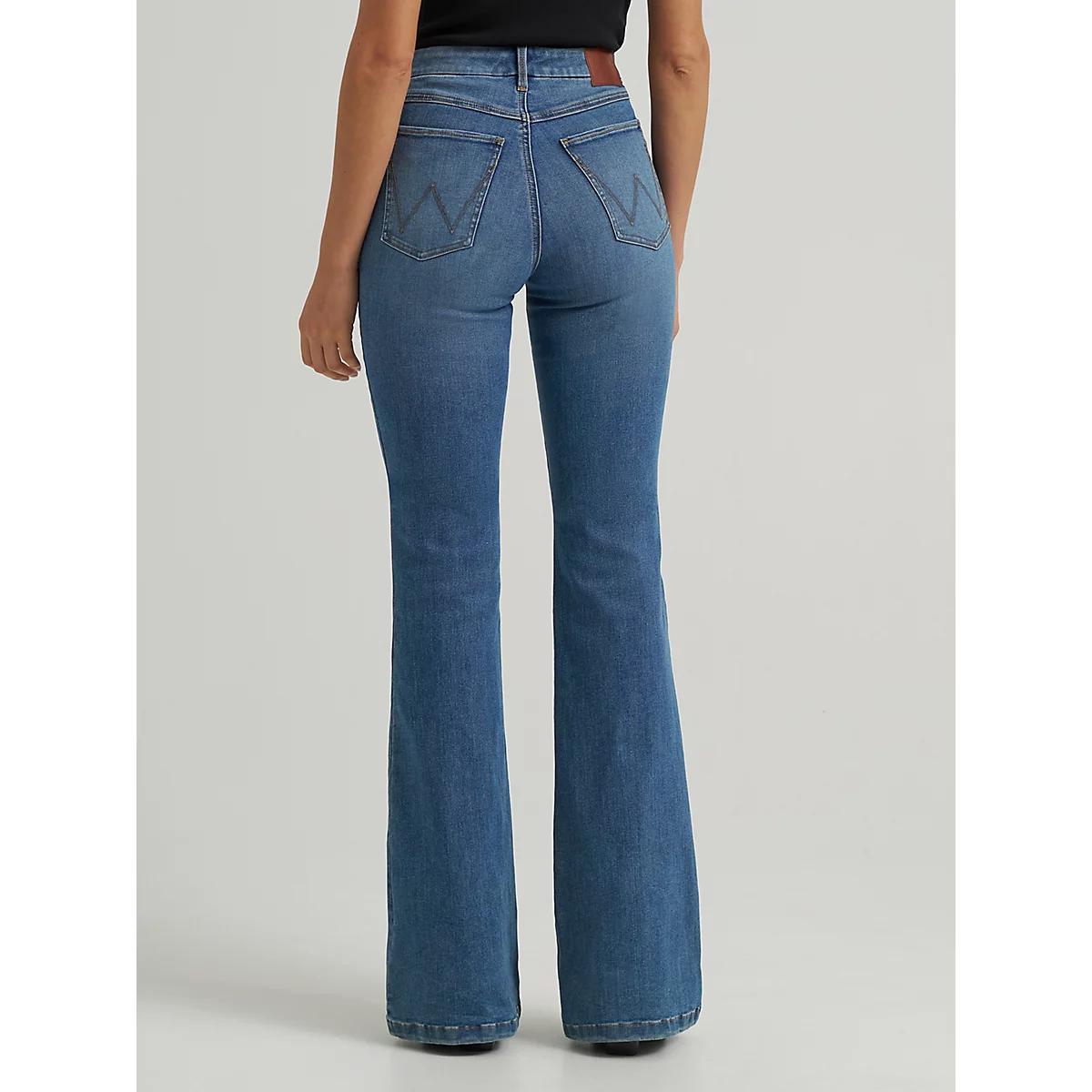 Women's Wrangler BESPOKE High Rise Flare Jean in Lara Product Image