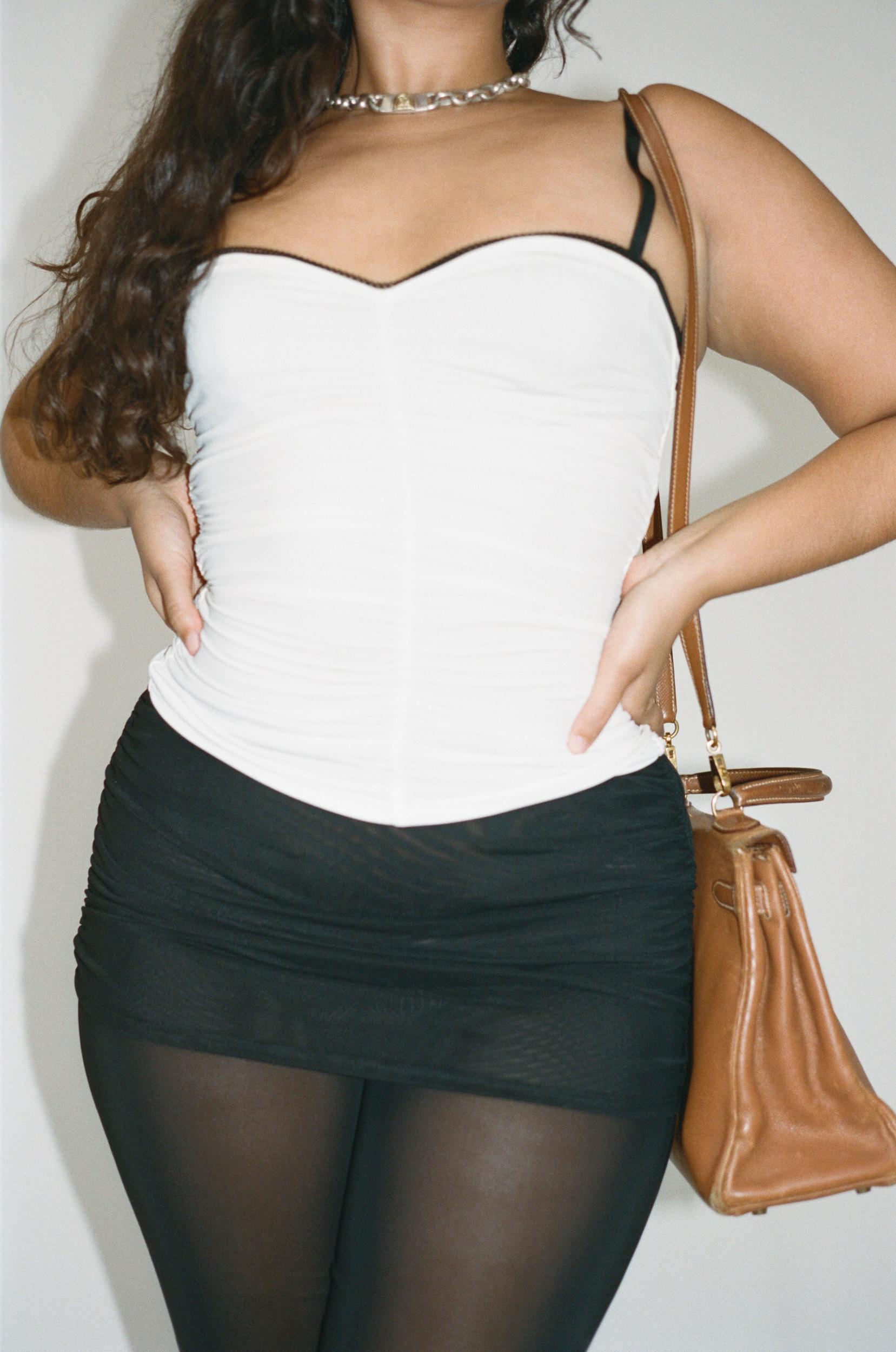 RENZO TUBE TOP - CREAM Product Image