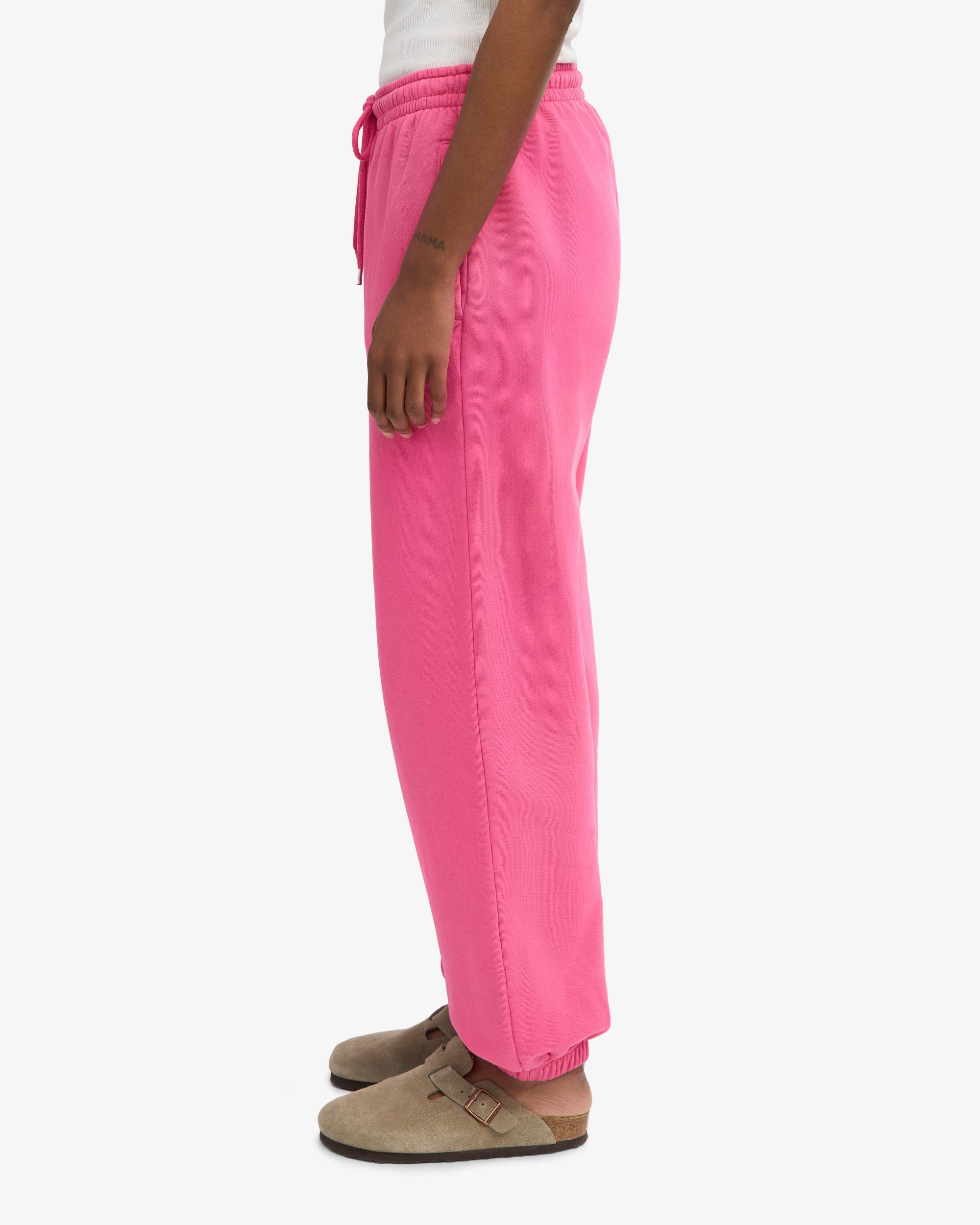 Organic Relaxed Sweatpants - Bubblegum Pink Product Image