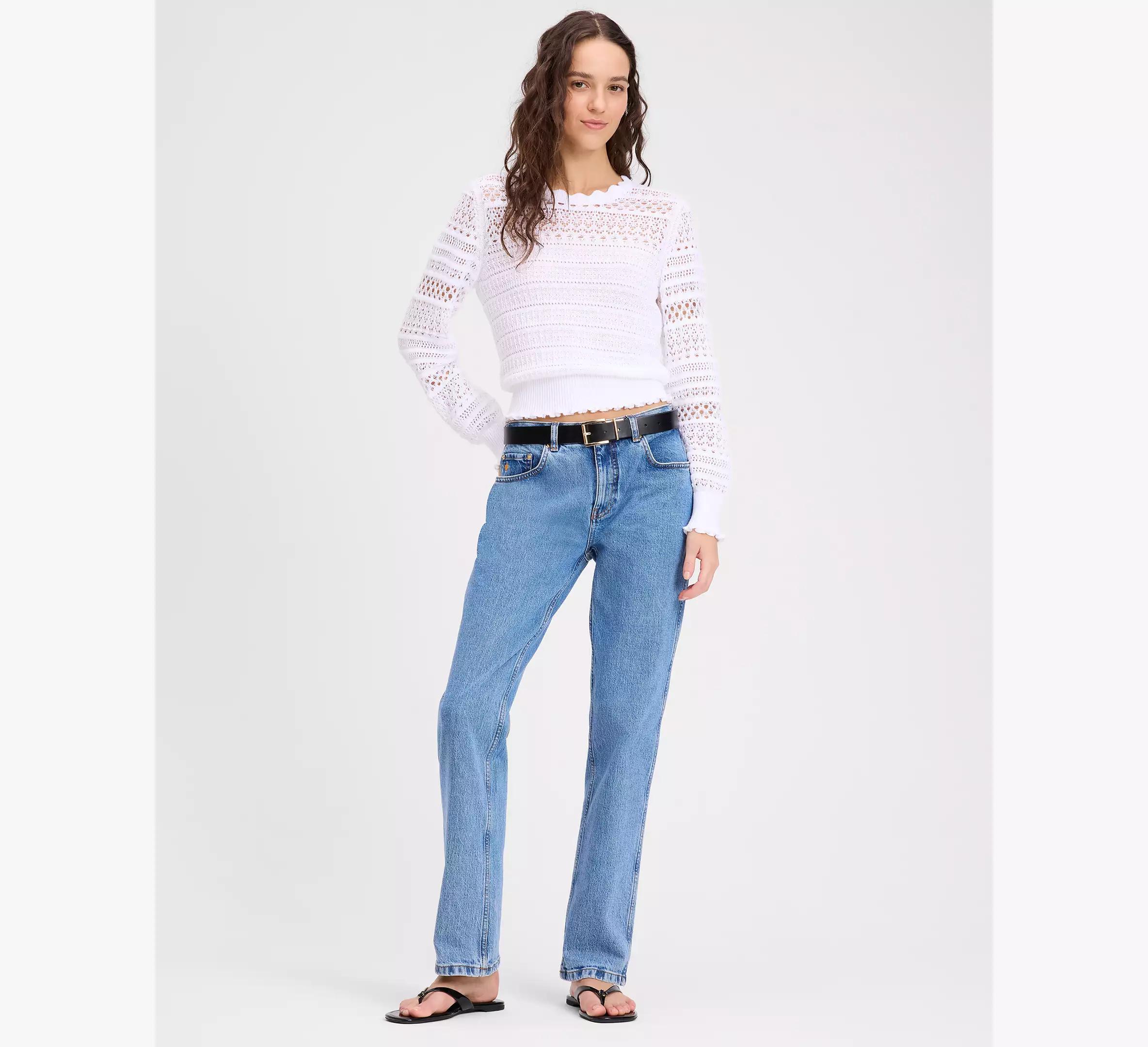 Scallop Lace Sweater Product Image