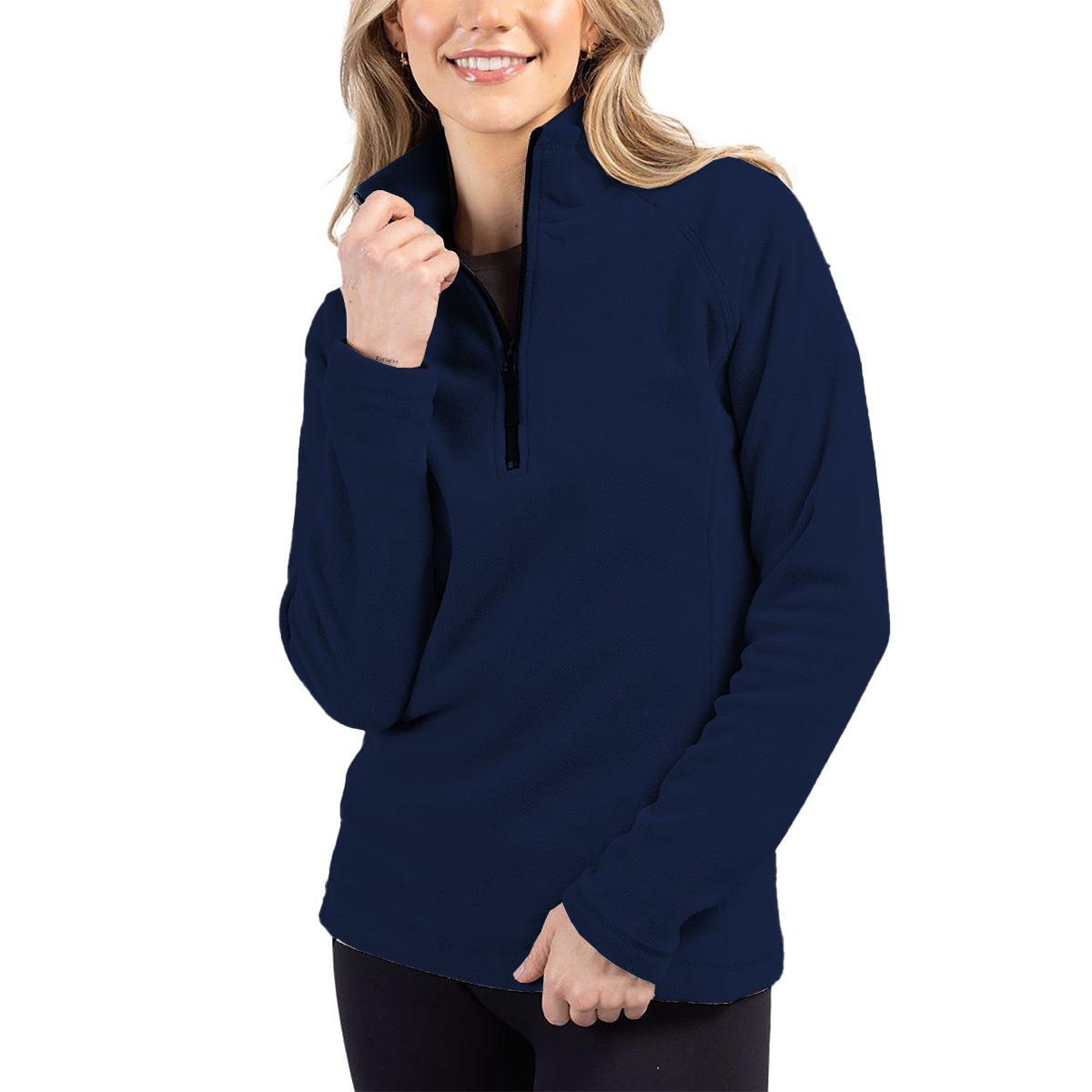 Cutter & Buck Clique Summit Performance Fleece Half Zip Women's Pullover Jacket Female Product Image