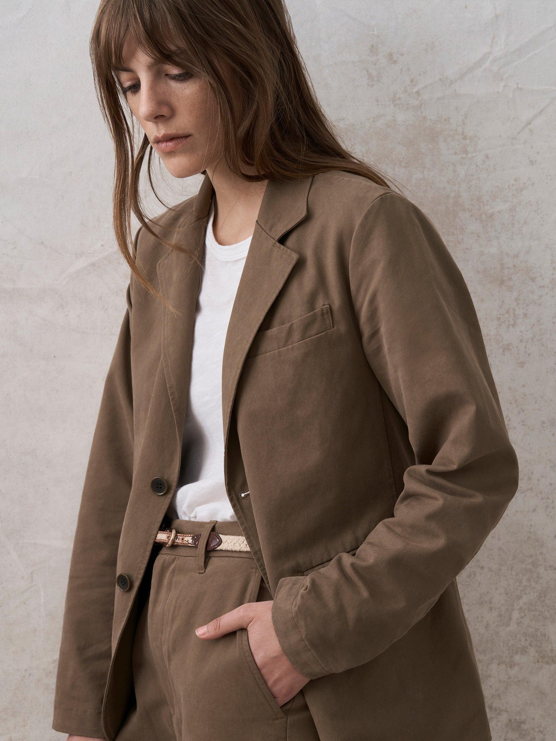 Bronze Brown Ever Twill Two Button Jacket Product Image