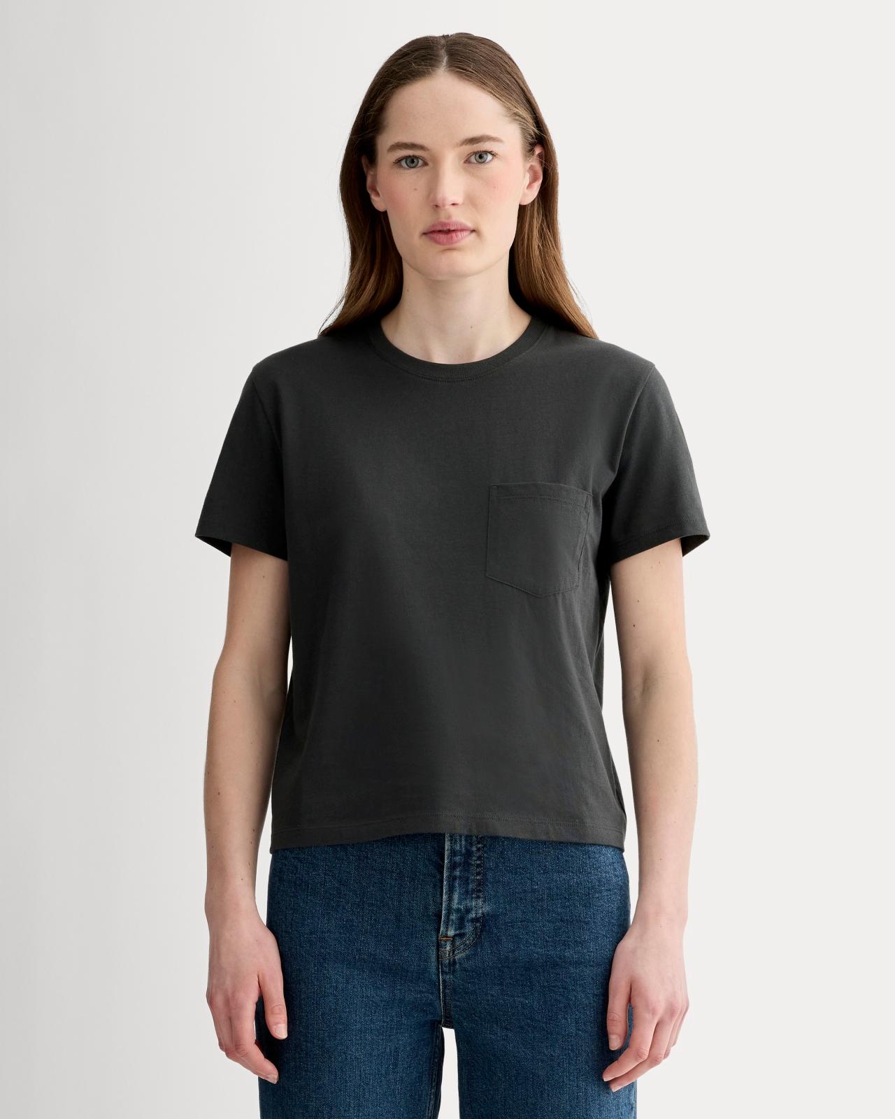Womens Box-Cut T-Shirt in Essential Cotton by Everlane Product Image