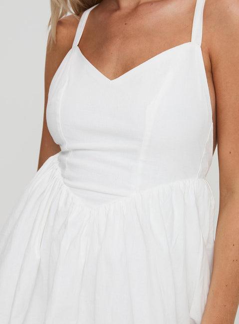 Cona Mini Dress White Product Image