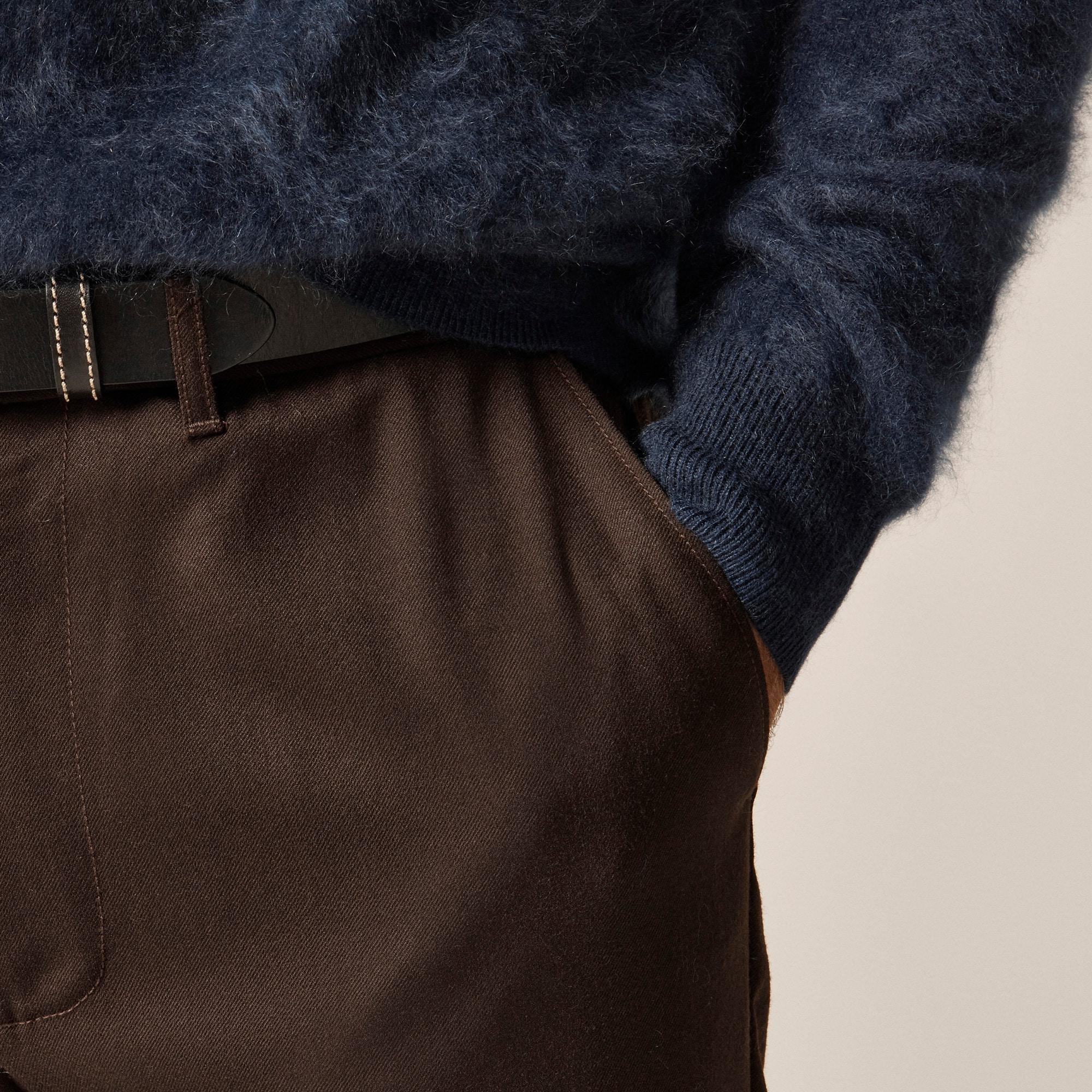 Classic creased wool trouser Product Image