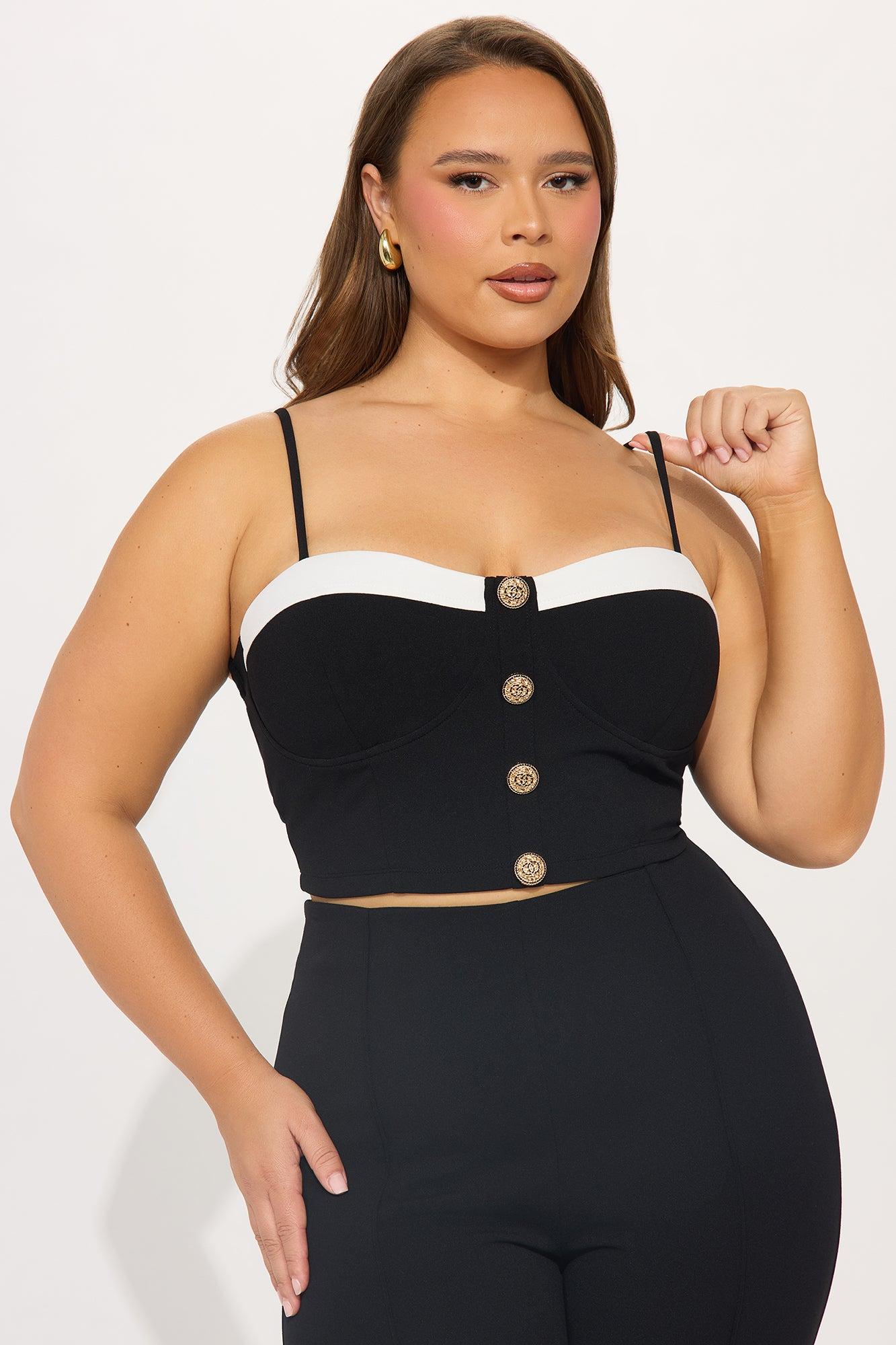 Monaco Vacation Capri Pant Set - Black Product Image