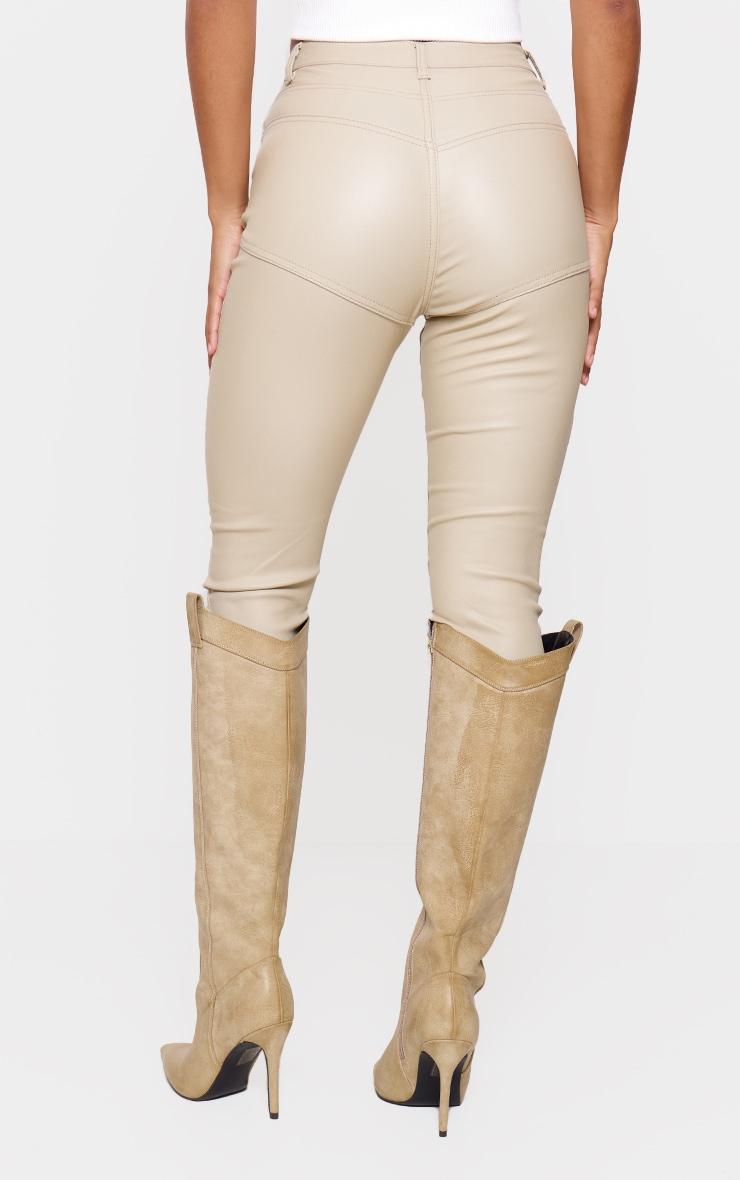 Stone Hourglass Coated Skinny Jeans Product Image