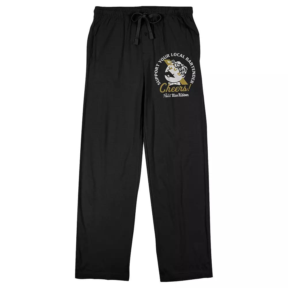 Men's Pabst Blue Ribbon Cheer Pajama Pants,  Product Image