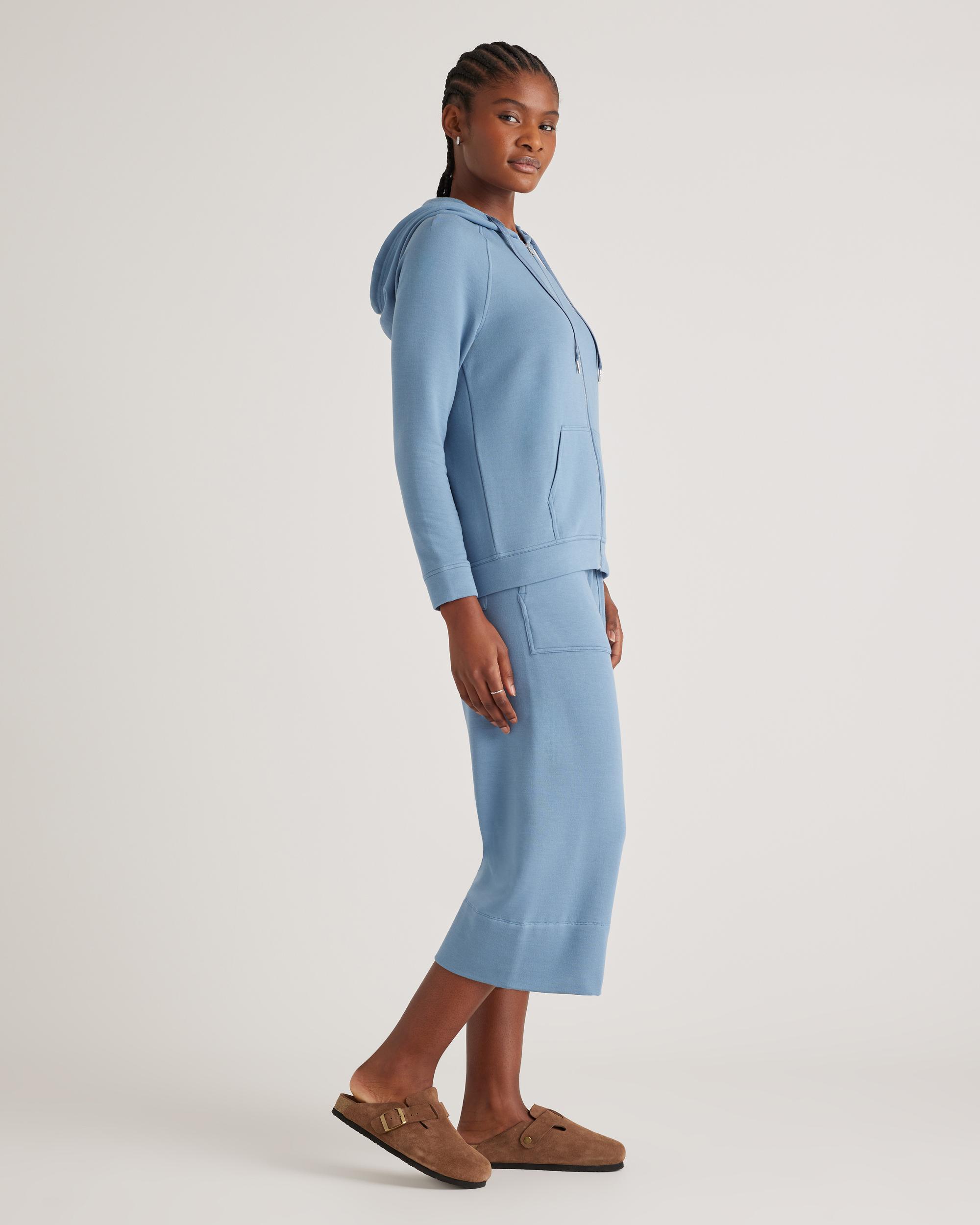 Quince | Women's SuperSoft Fleece Cropped Wide Leg Pants Size XL, Lenzing Modal Product Image