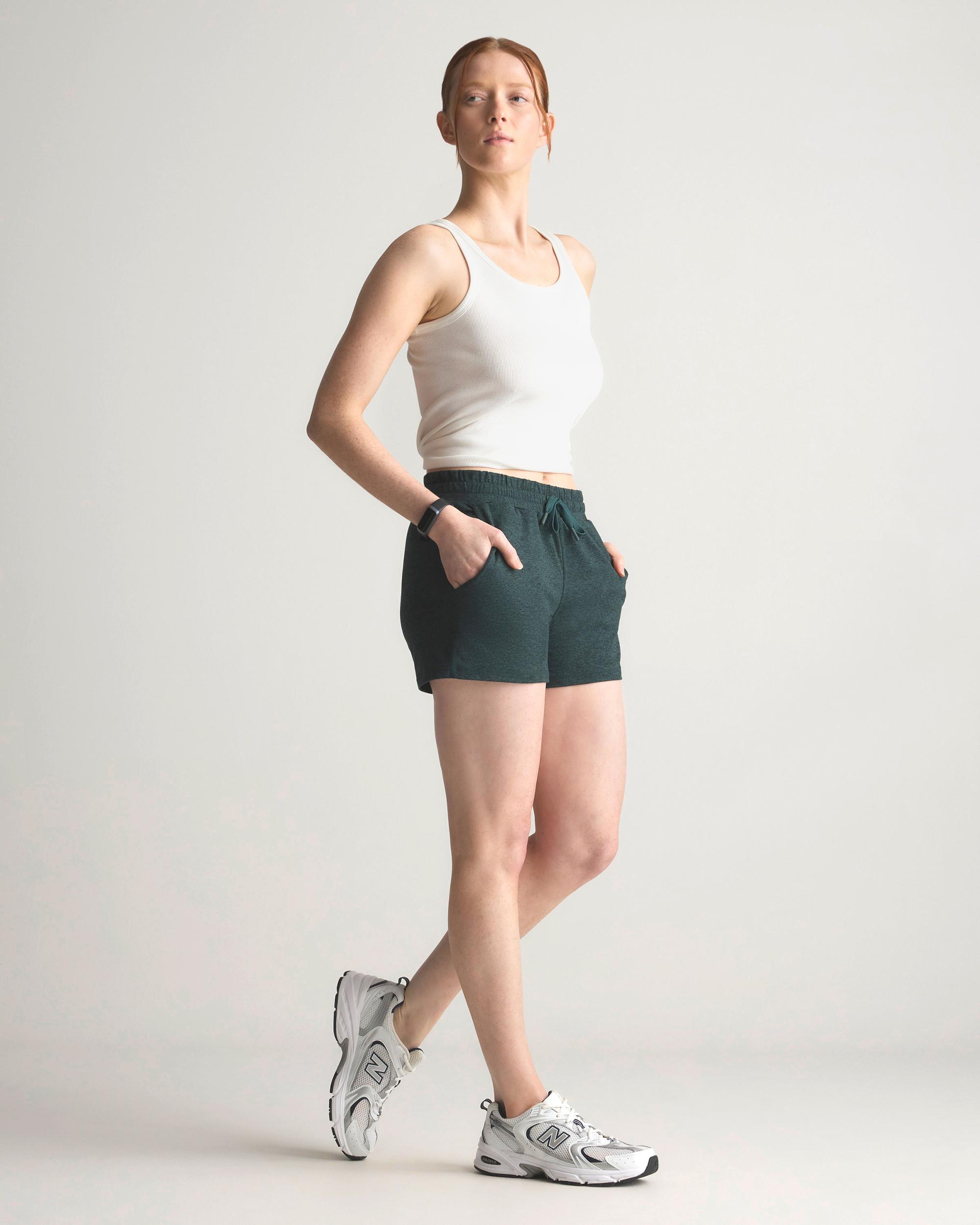 Quince | Women's Super Soft Performance Shorts Flowknit Activewear, Recycled Polyester Product Image