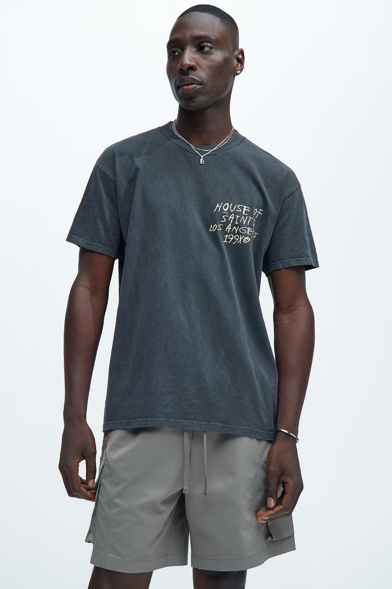 House Of Saints LA Short Sleeve Tee - Black Product Image