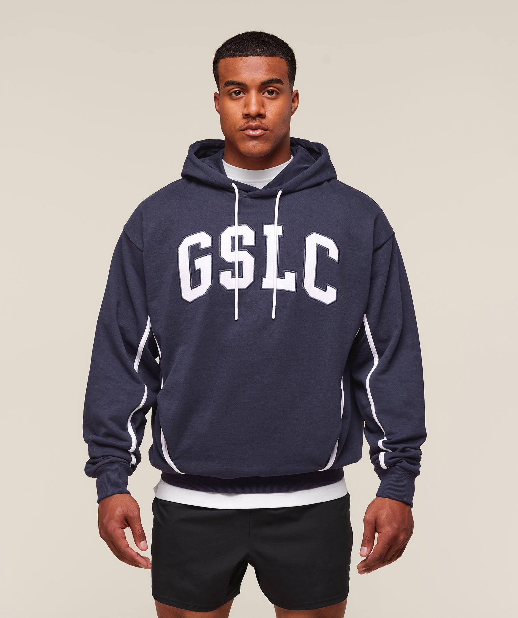 Gymshark GSLC Hoodie - Heavy Blue Male Product Image