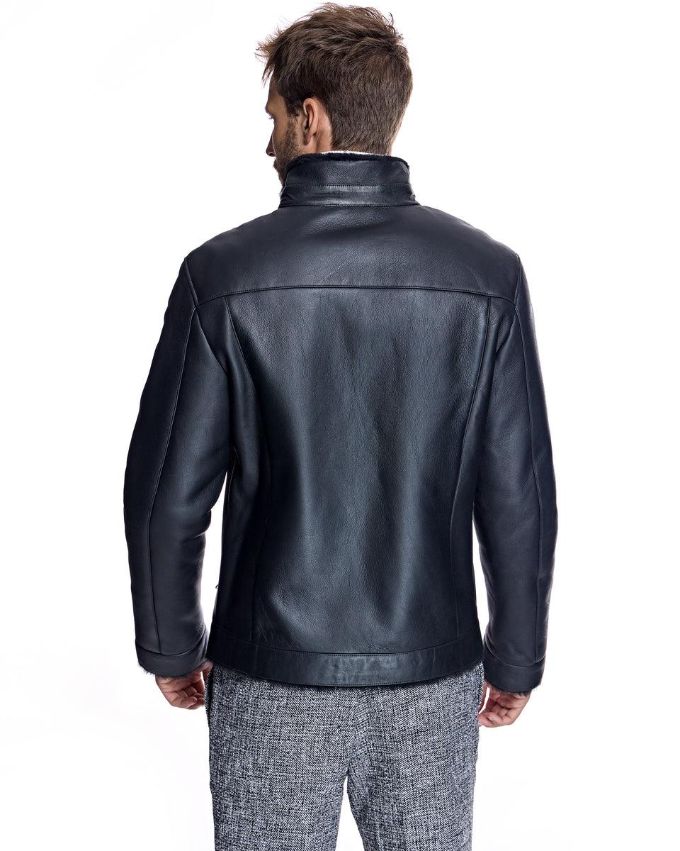 Men's Nappa Shearling Jacket Product Image