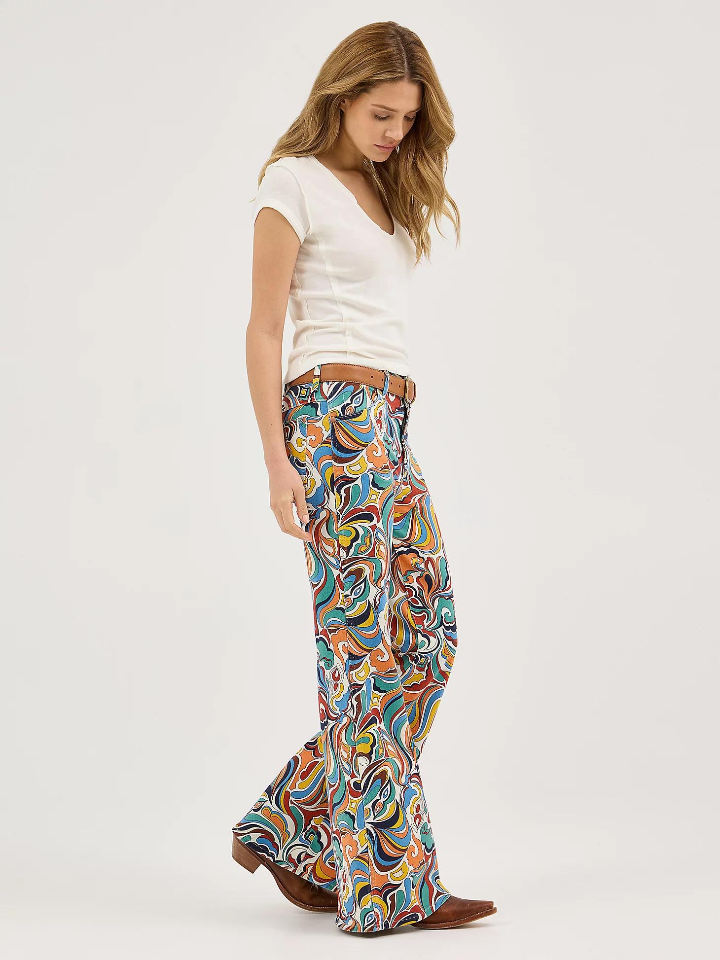 Women's Print Flare Jean | Women's JEANS | Wrangler® Product Image