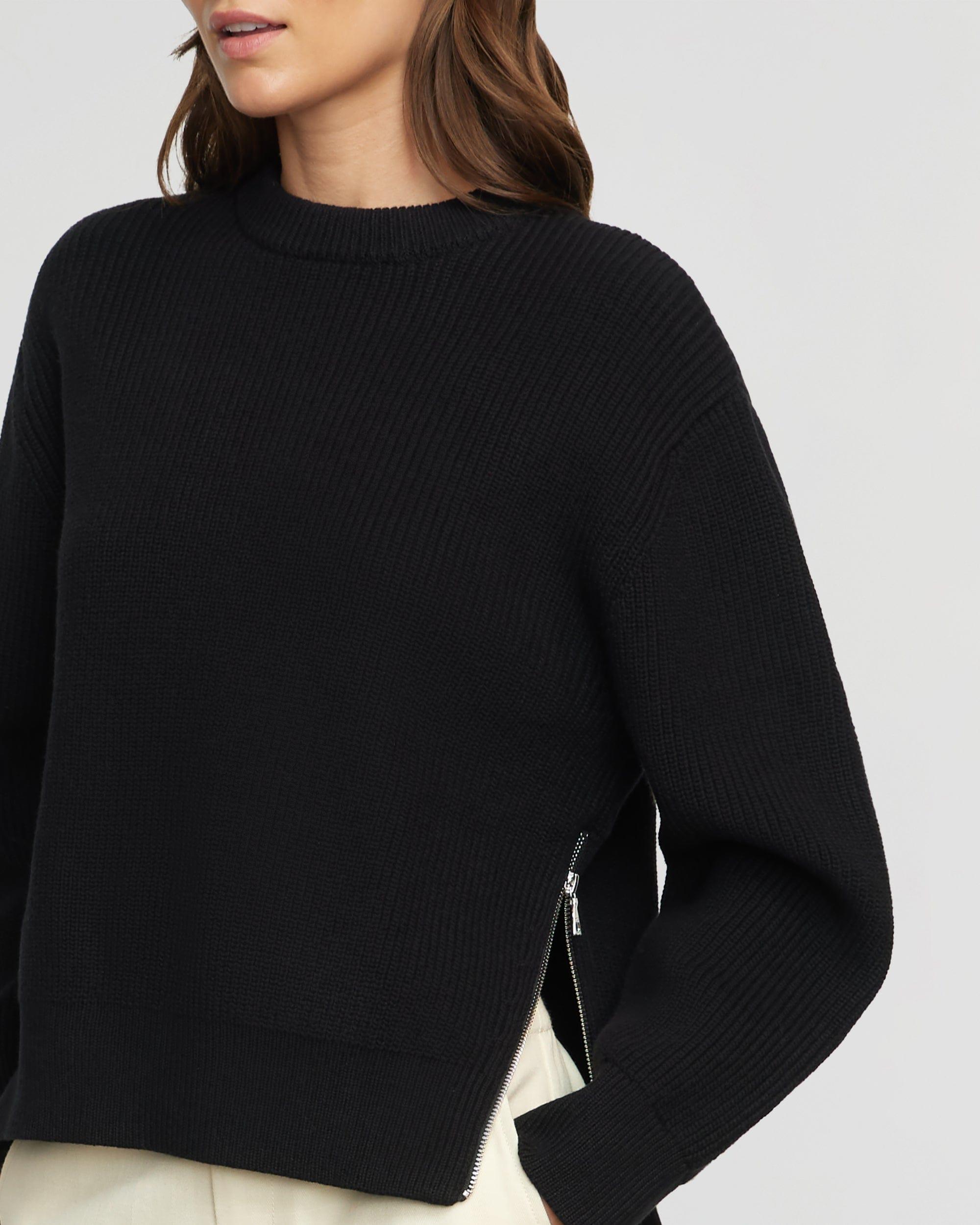 Tate Organic Cotton Side-Zip Sweater Product Image