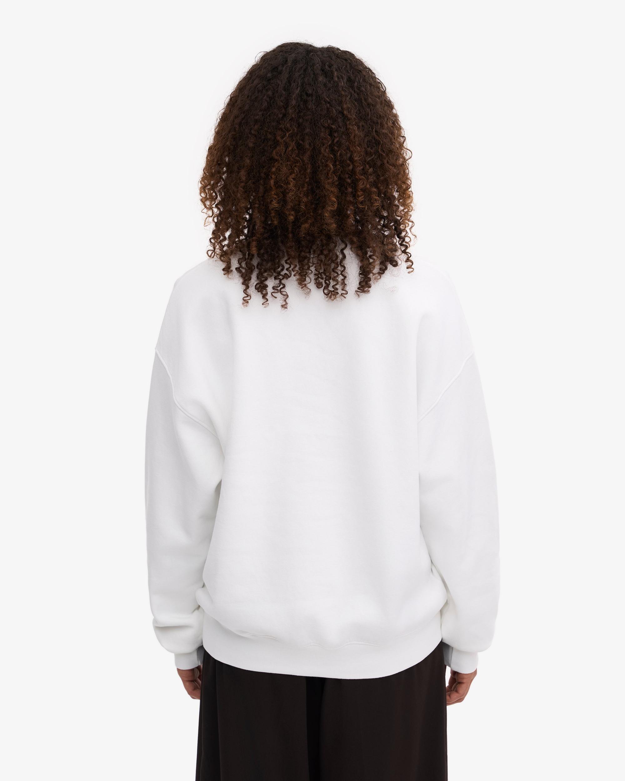 Organic Oversized Crew - Optical White Product Image