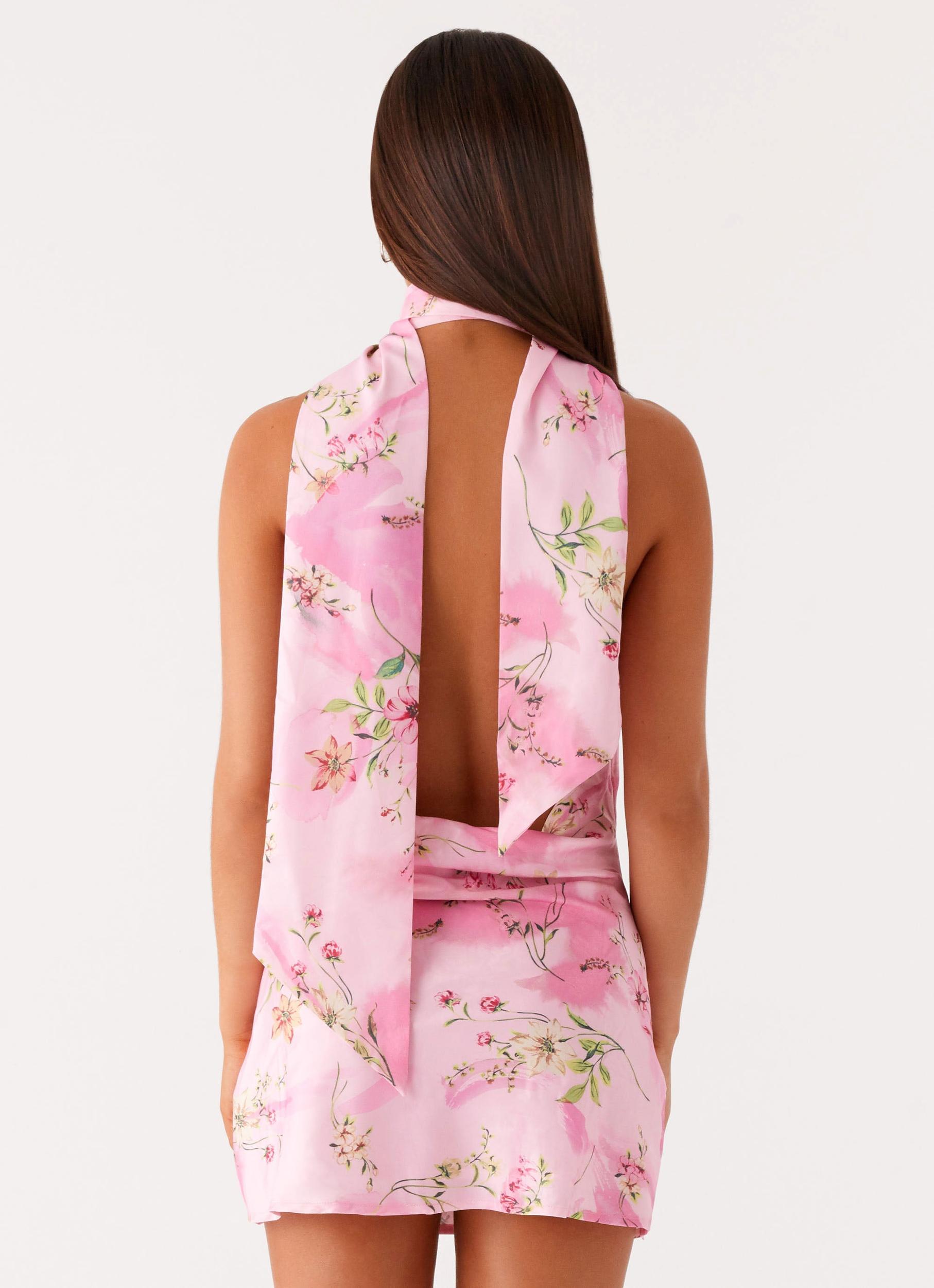 Heidi Mini Dress - Pink Floral Product Image