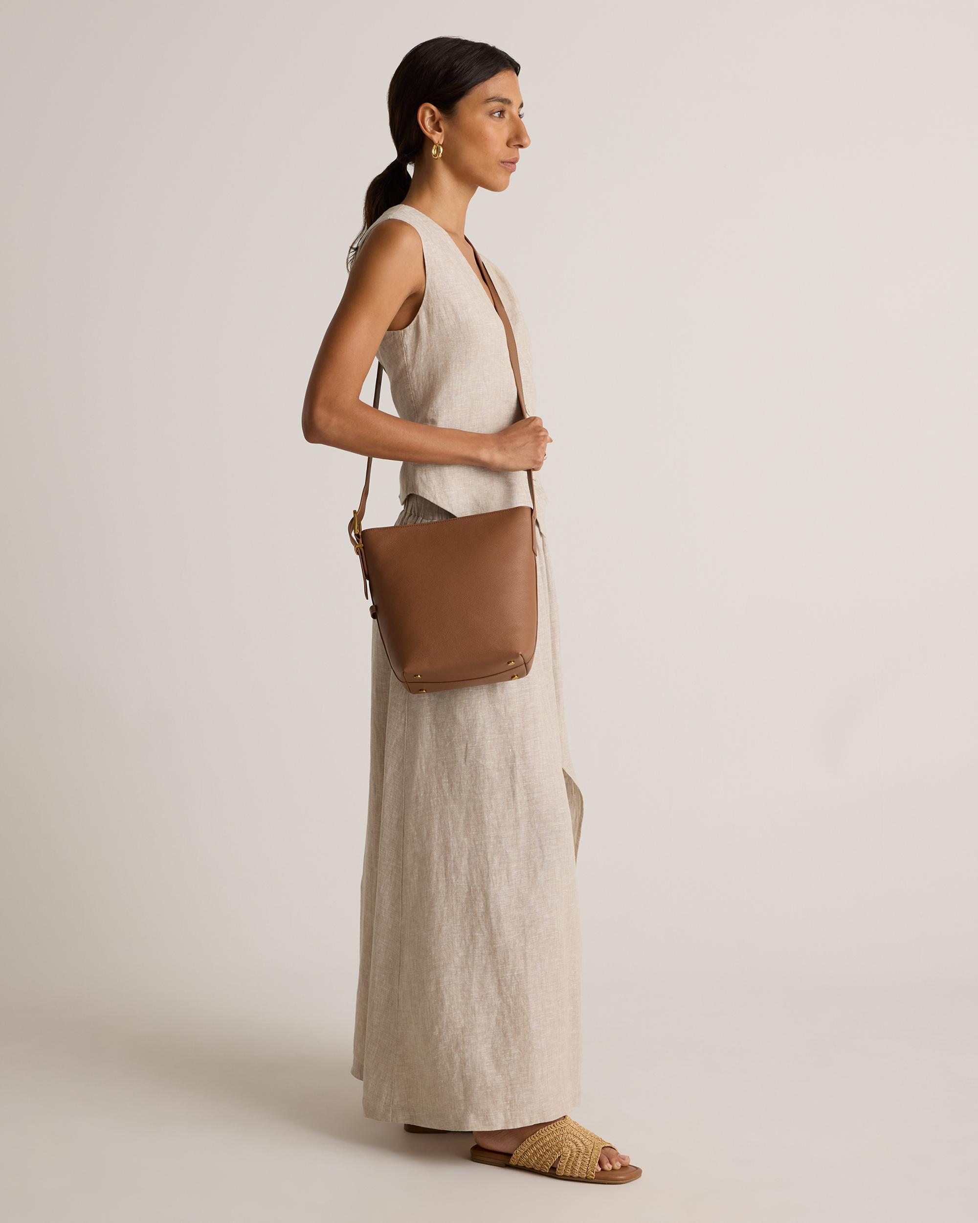 Quince | Women's Italian Leather Bucket Crossbody Product Image