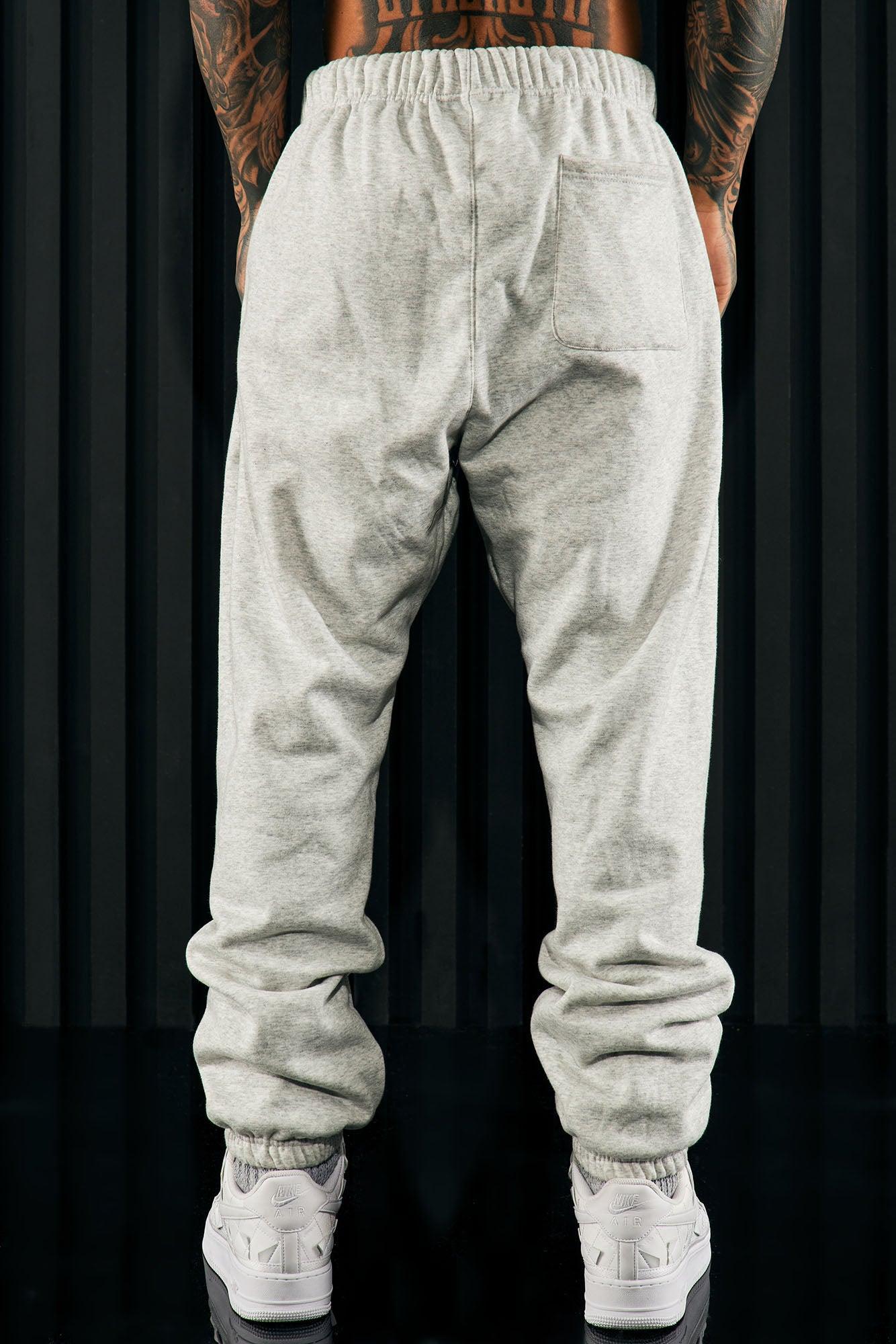 Tyson Heavyweight Sweat Jogger - Heather Grey Product Image