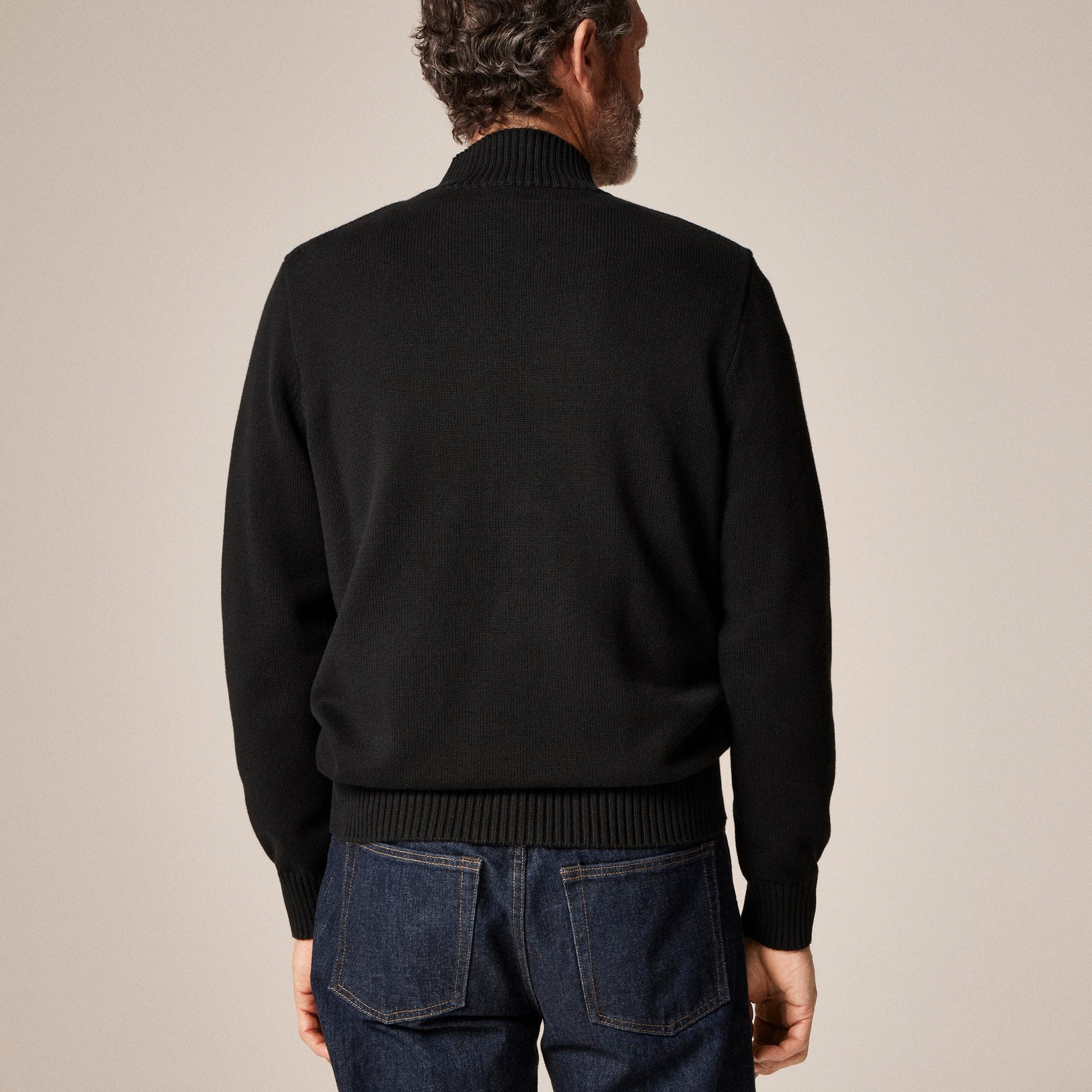 Heritage cotton mockneck sweater Product Image
