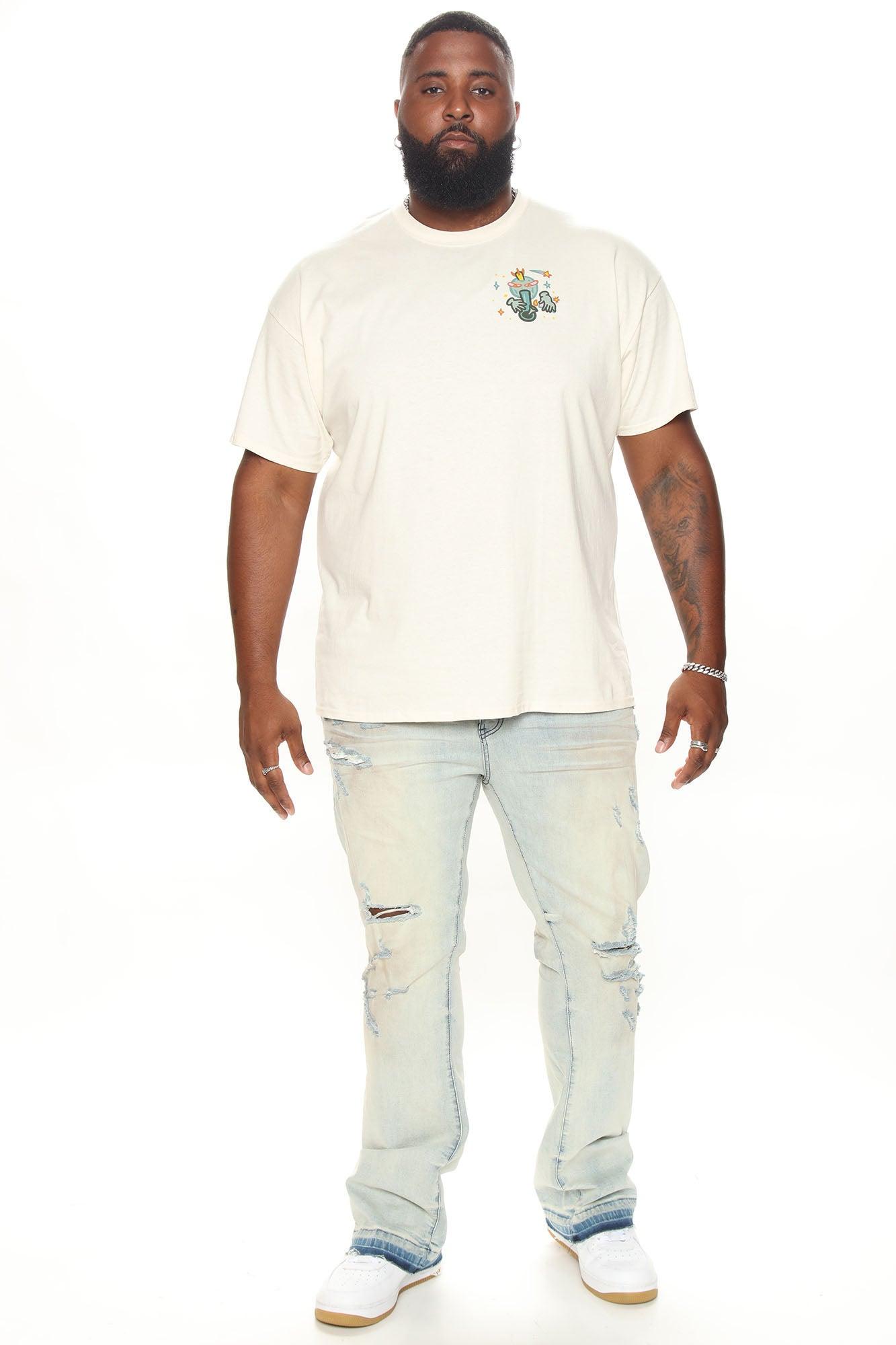 Global Smokin' Short Sleeve Tee - Cream Product Image