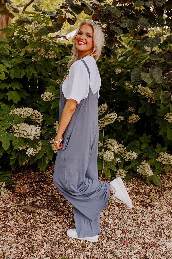 Sunlit Days Jumpsuit in Slate Product Image