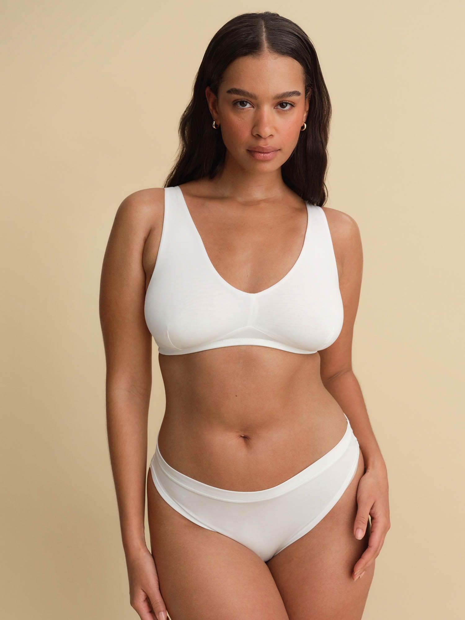 Tencel Comfort Wireless U-Neck Bra Female Product Image