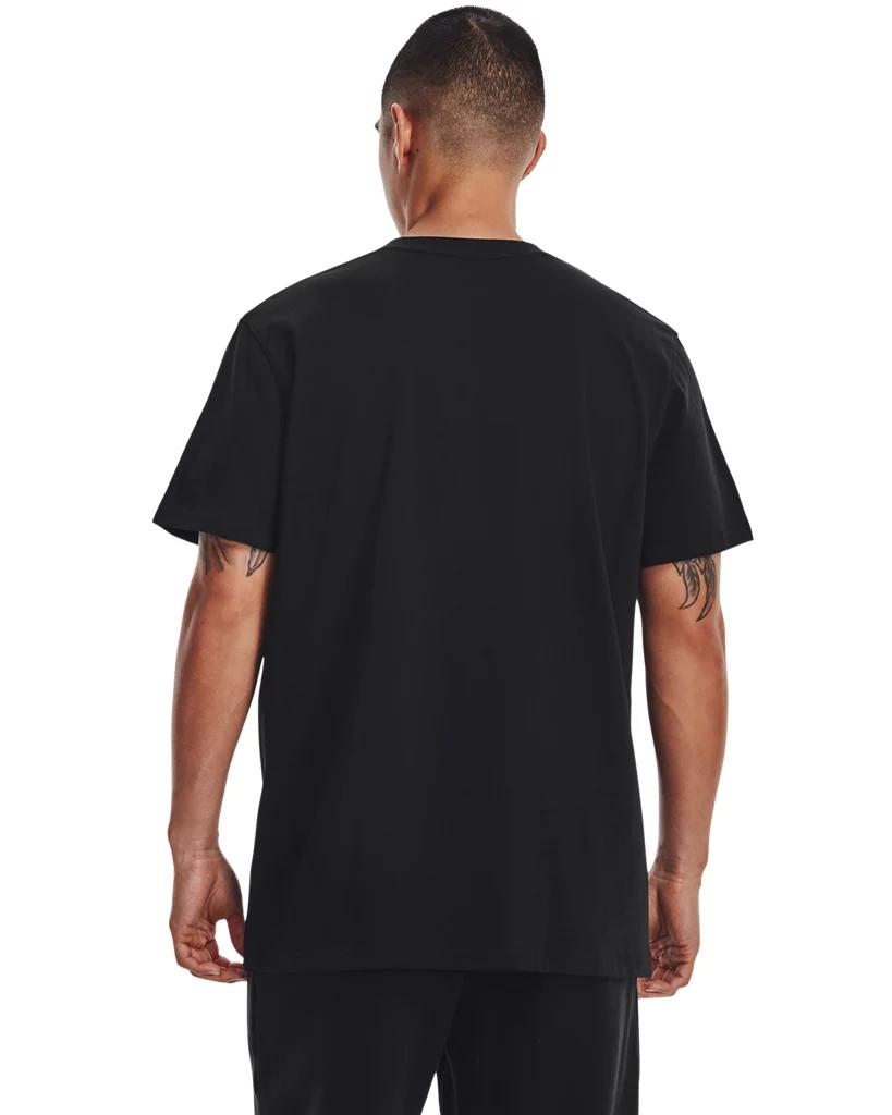 Men's UA Logo Embroidered Heavyweight Short Sleeve Product Image