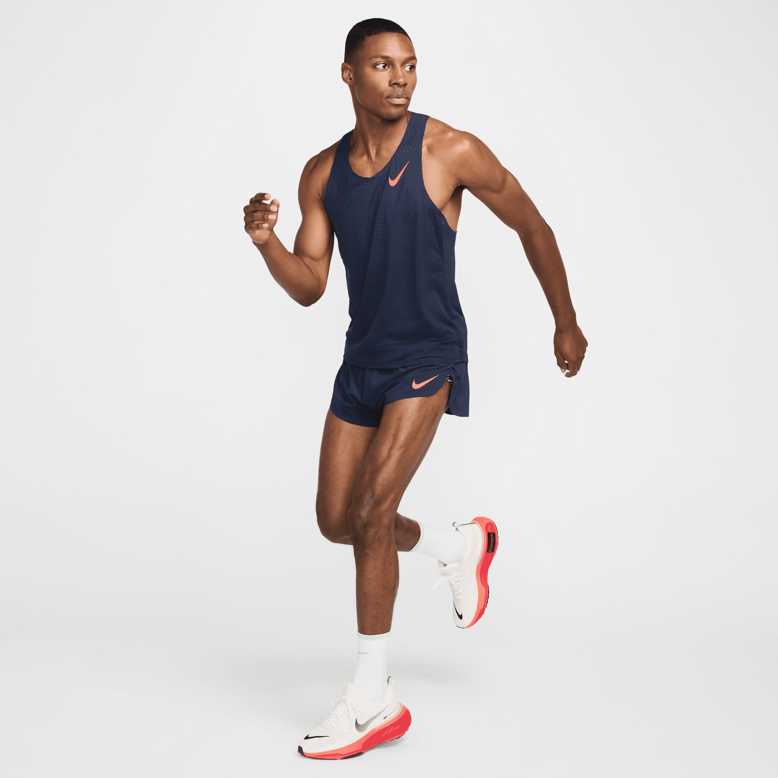Nike Mens AeroSwift Dri-FIT ADV Running Singlet | FN4231-451 Product Image