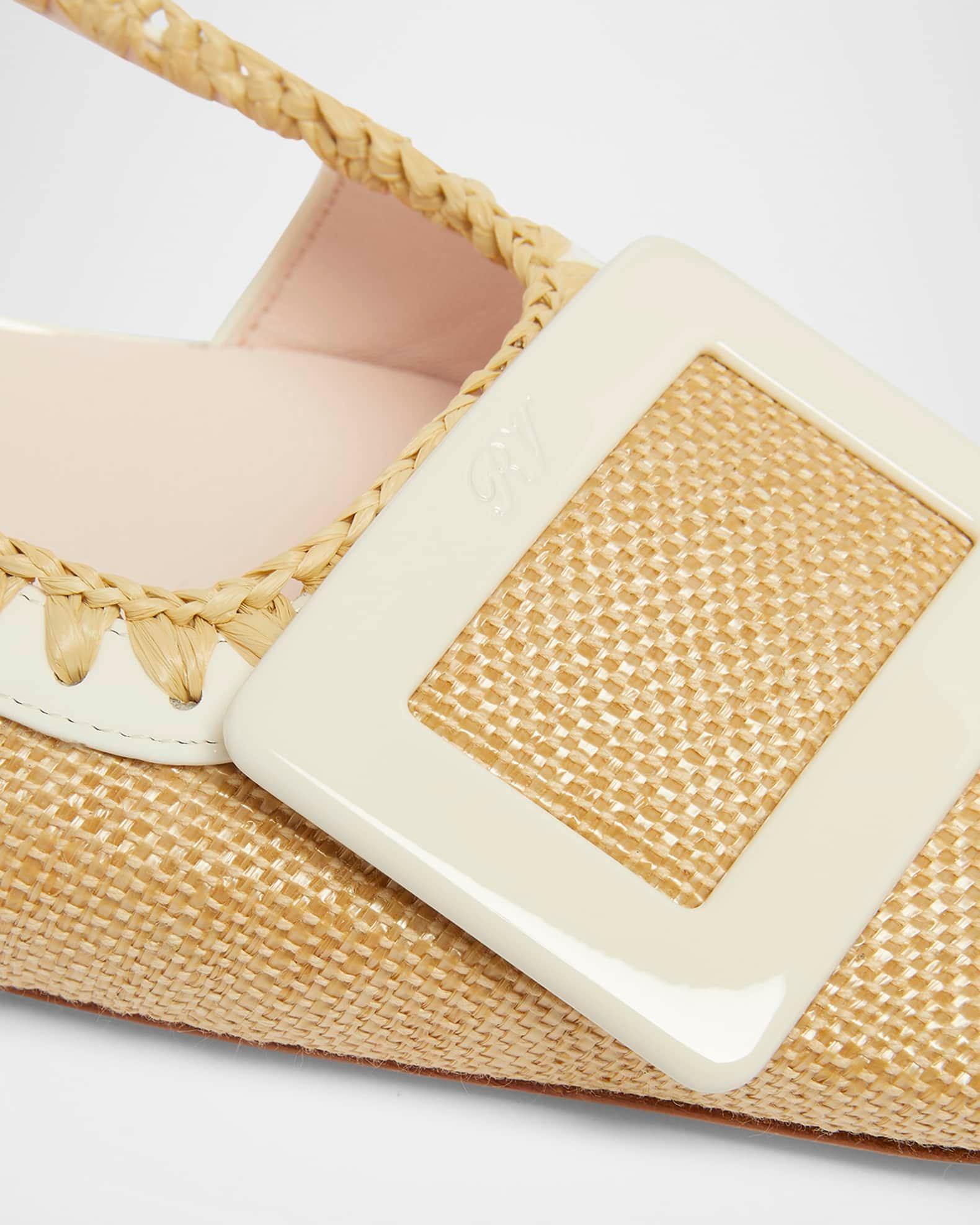 Belle Vivier Buckle Slingback Pumps Product Image