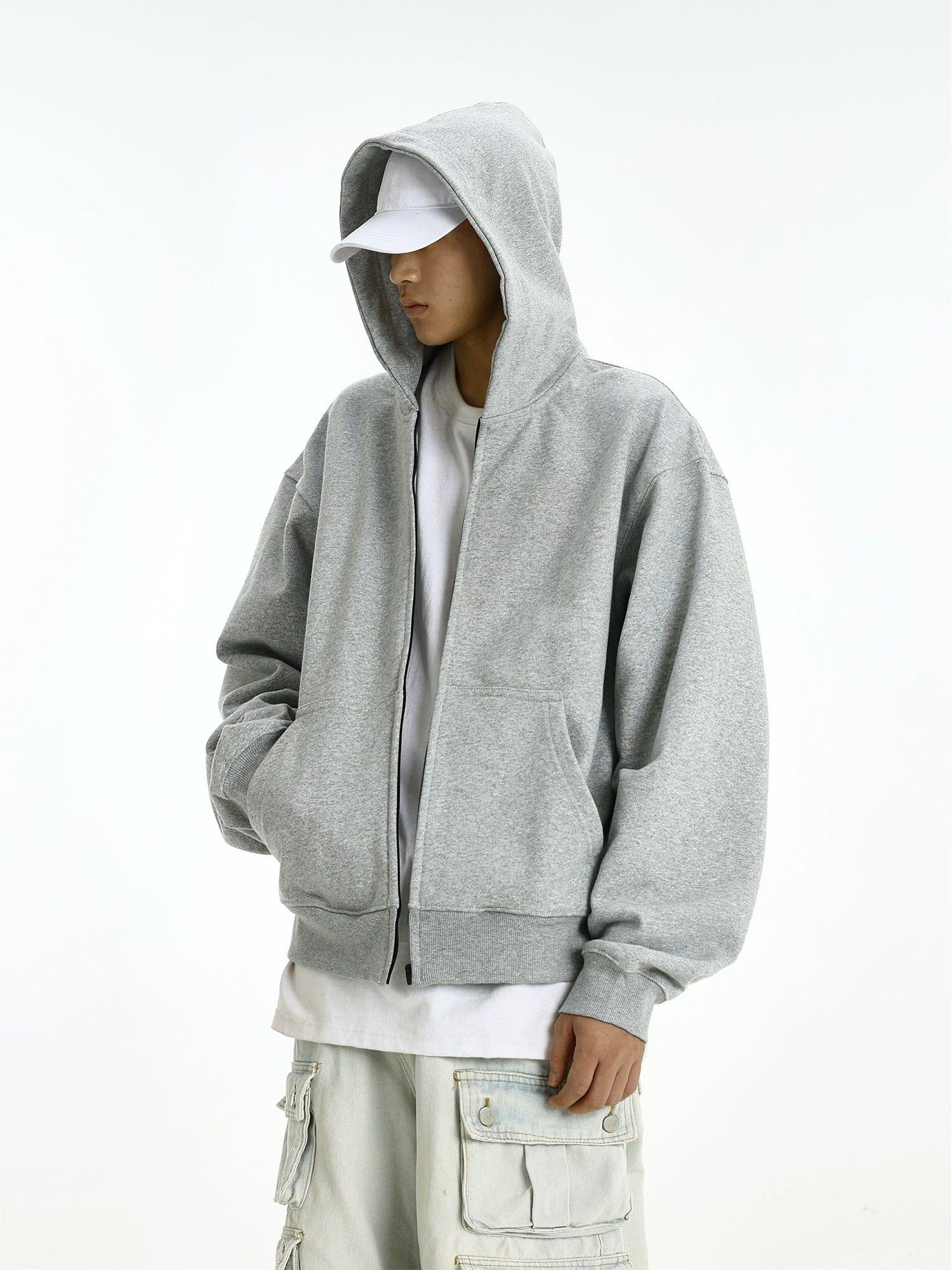 RT No. 10828 BOXY ZIP-UP HOODIE Product Image