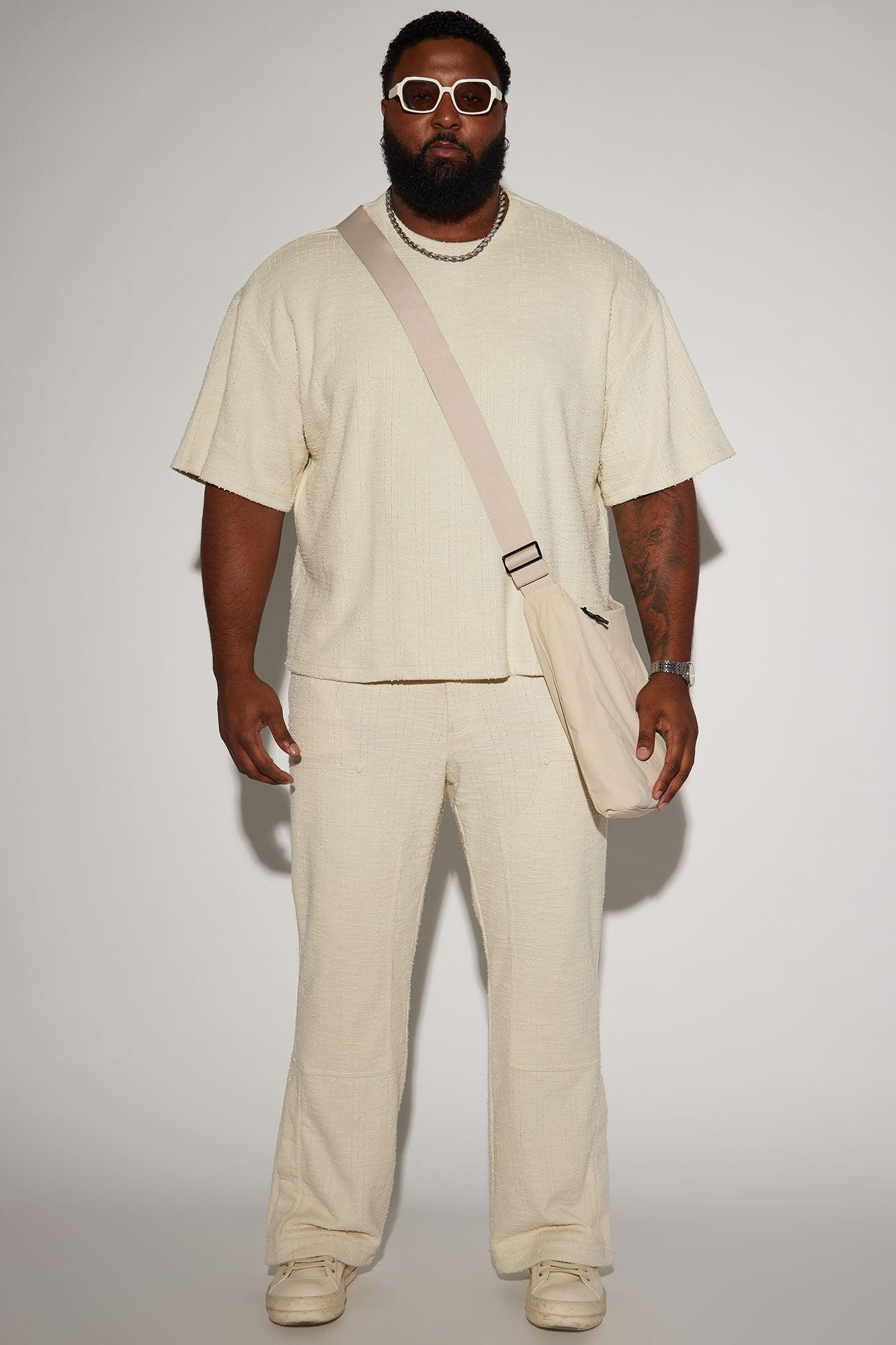 Jordan Textured Short Sleeve Tee - Off White Product Image